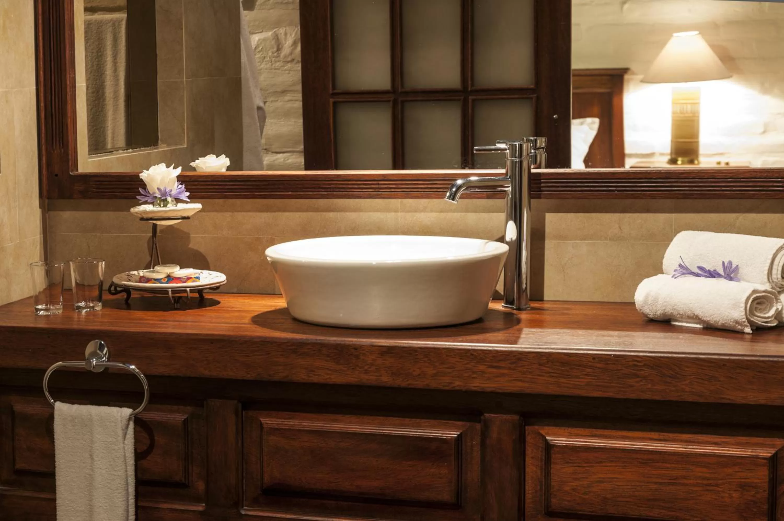 Bathroom in Hotel Hacienda Abraspungo