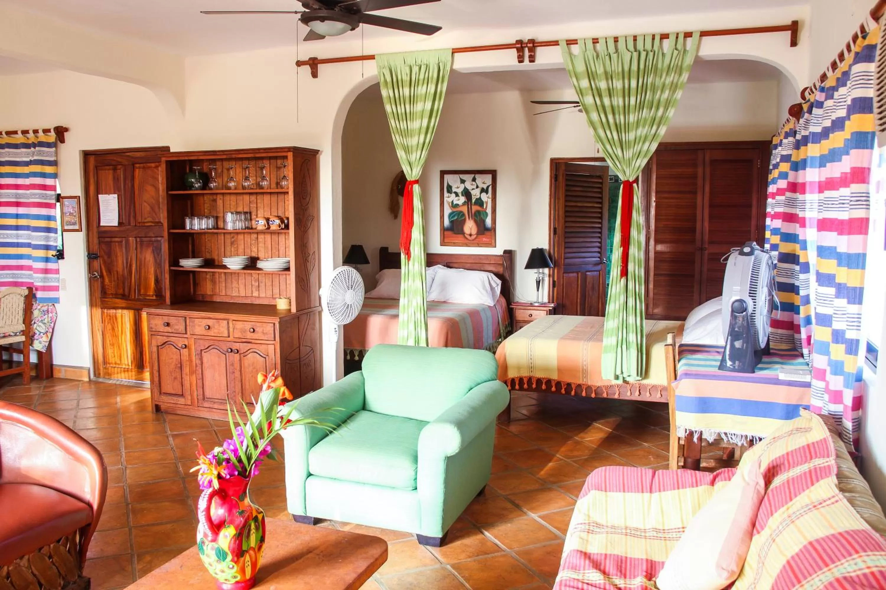 Living room in Hotel Casamar Suites