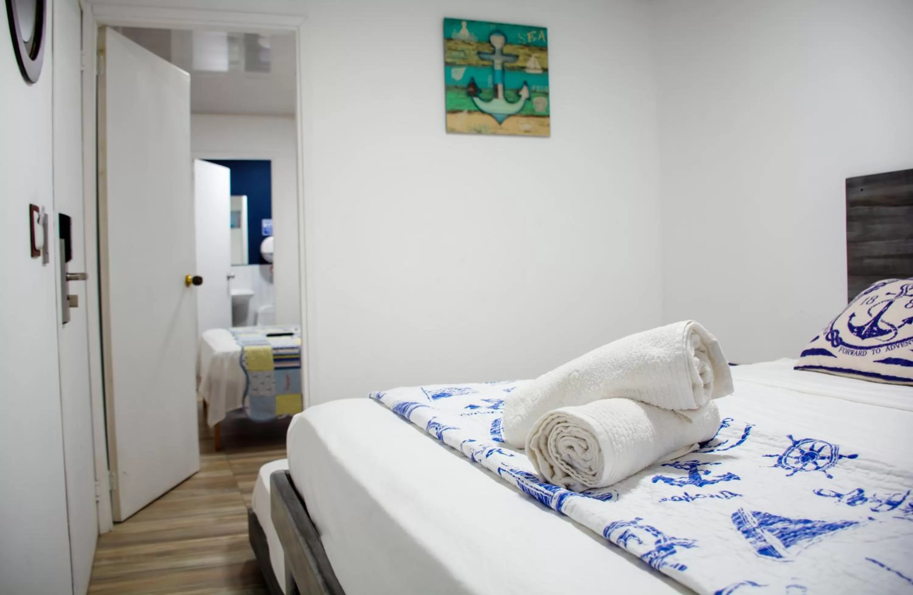 Bed in Hotel Nauticus