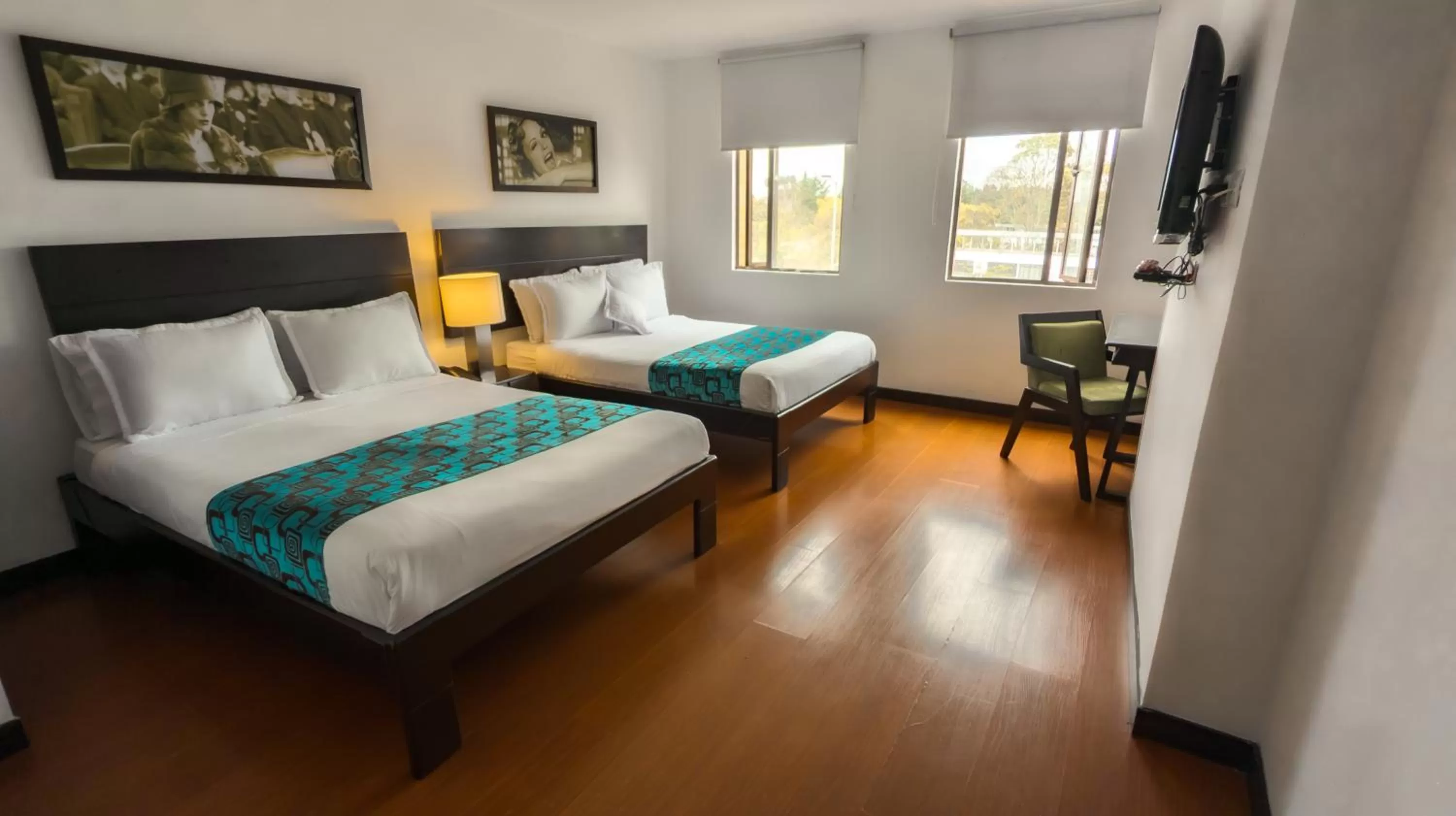 Bed in Hotel Charlotte Suite 26