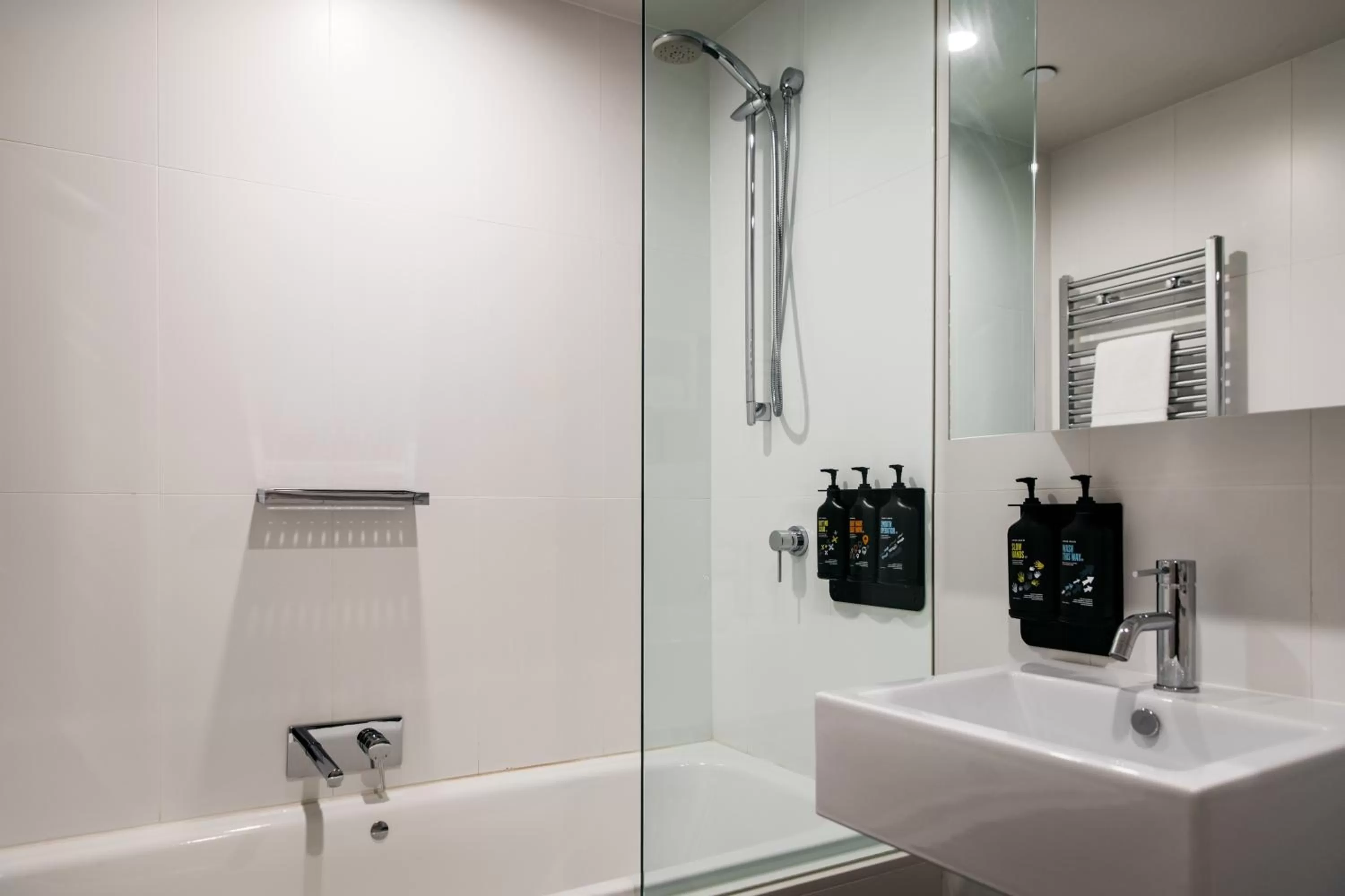 Shower in Nishi Apartments Eco Living by Ovolo