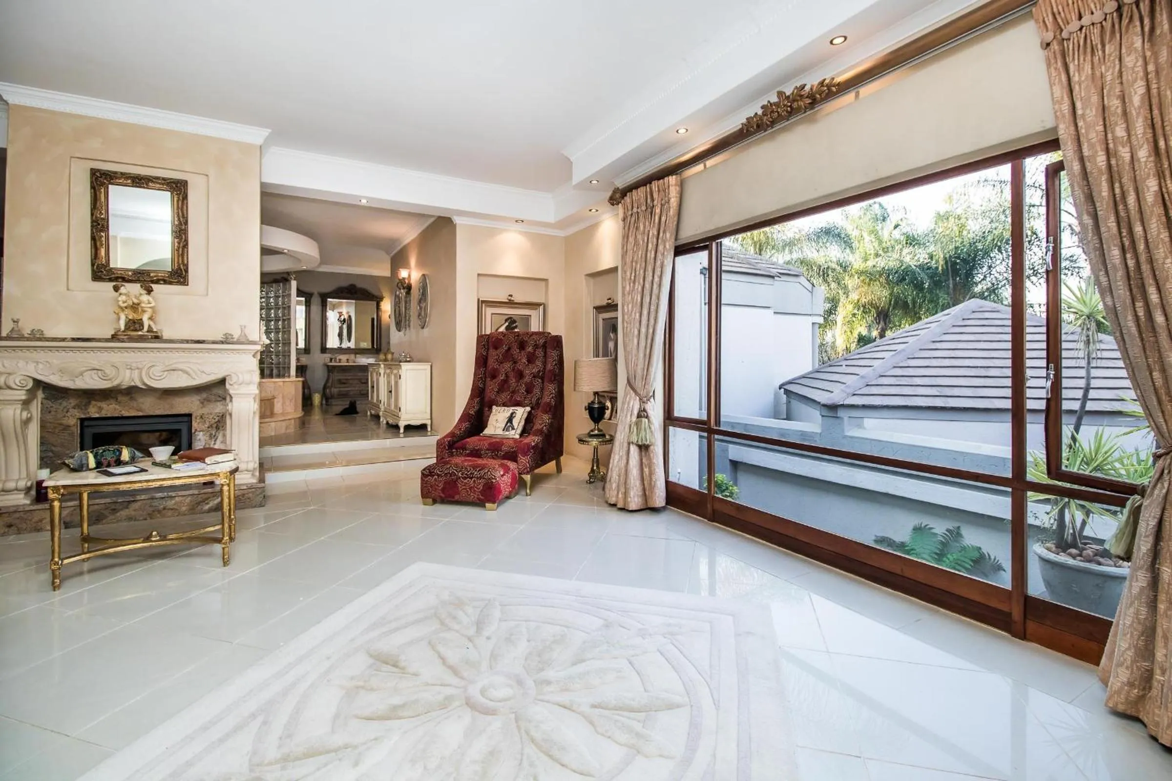 Seating area in Villa Amor