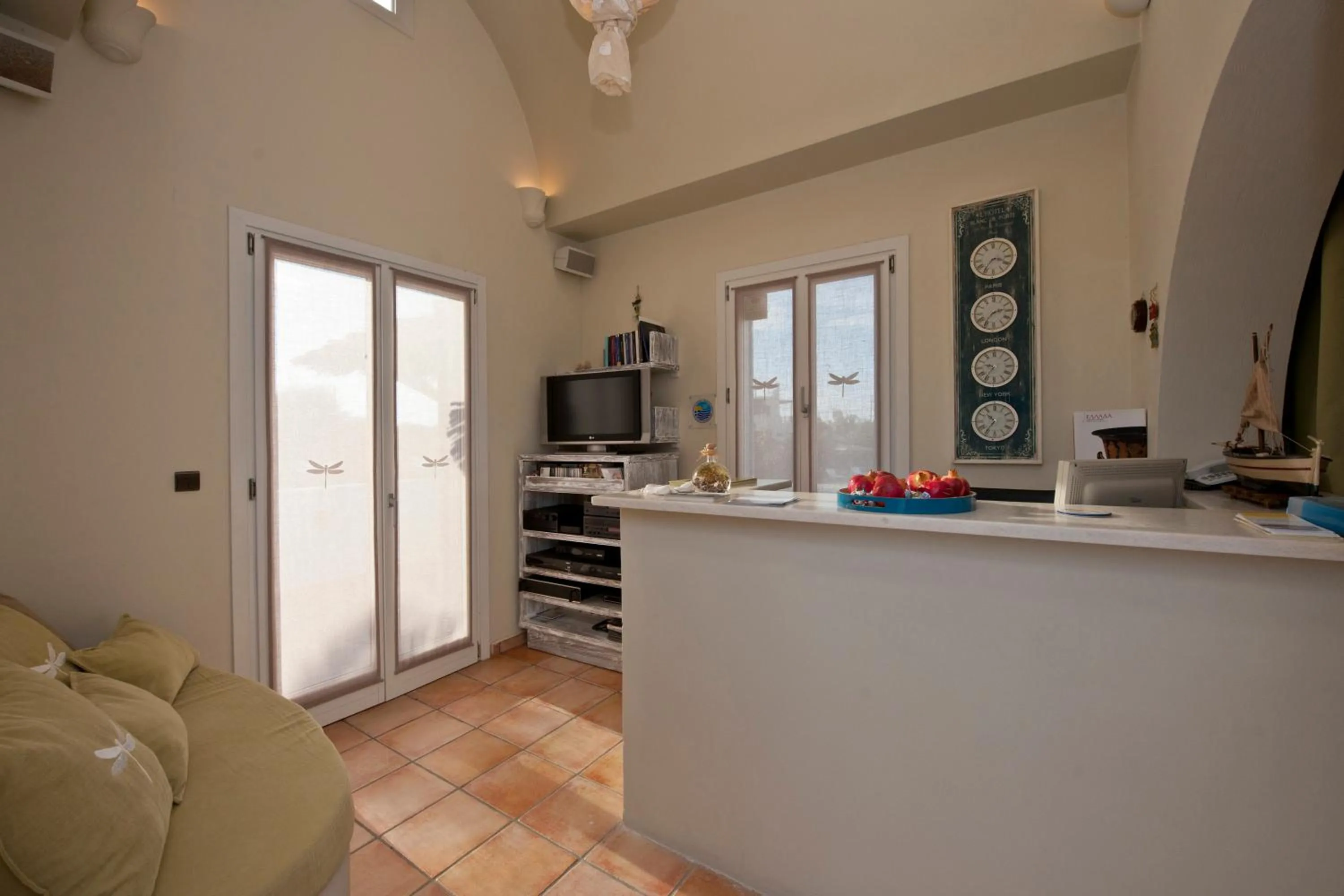 Lobby or reception in Ammos Naxos Exclusive Apartments & Studios