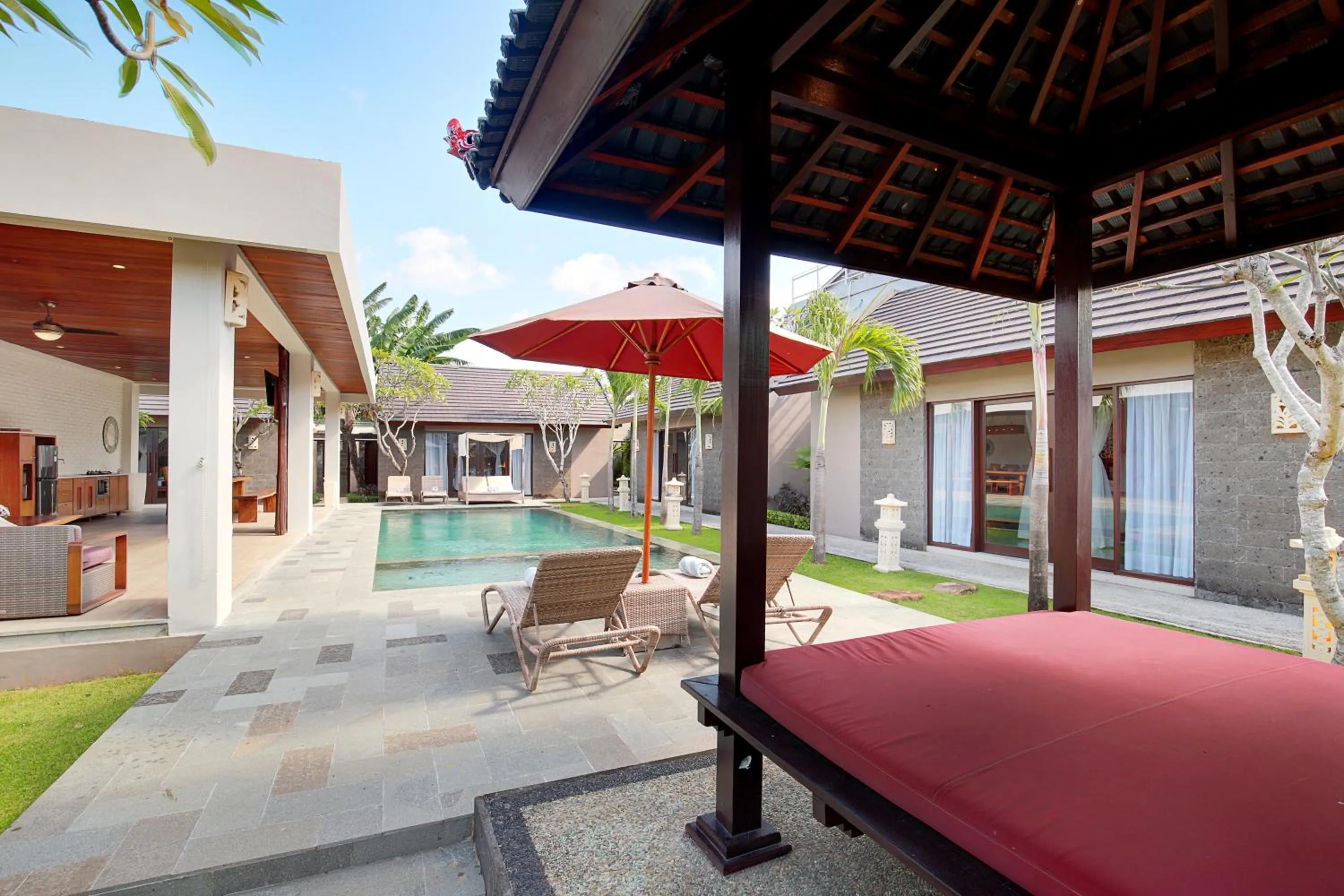 Pool view in Lumbini Luxury Villas and Spa