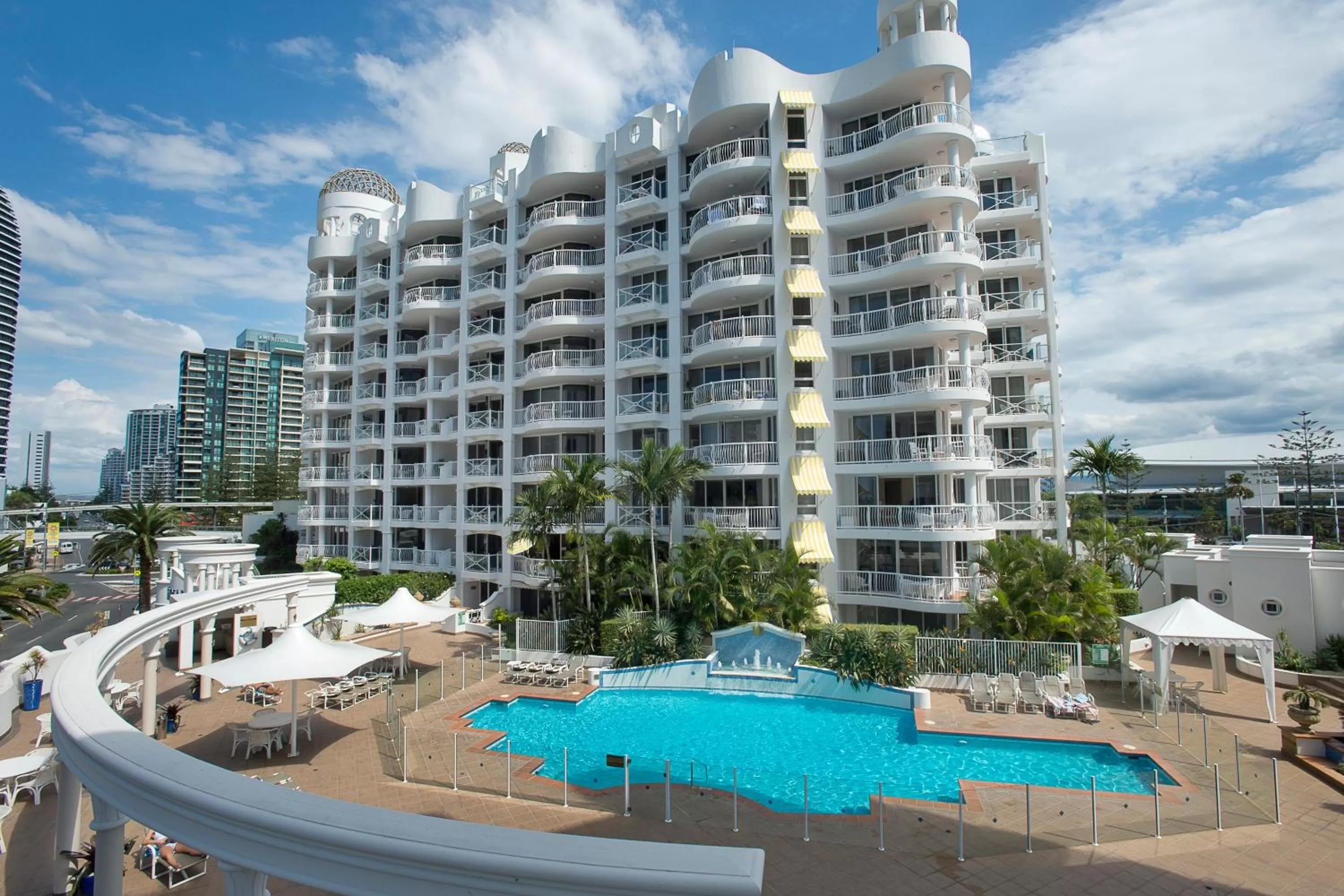 Bird's eye view in Broadbeach Holiday Apartments