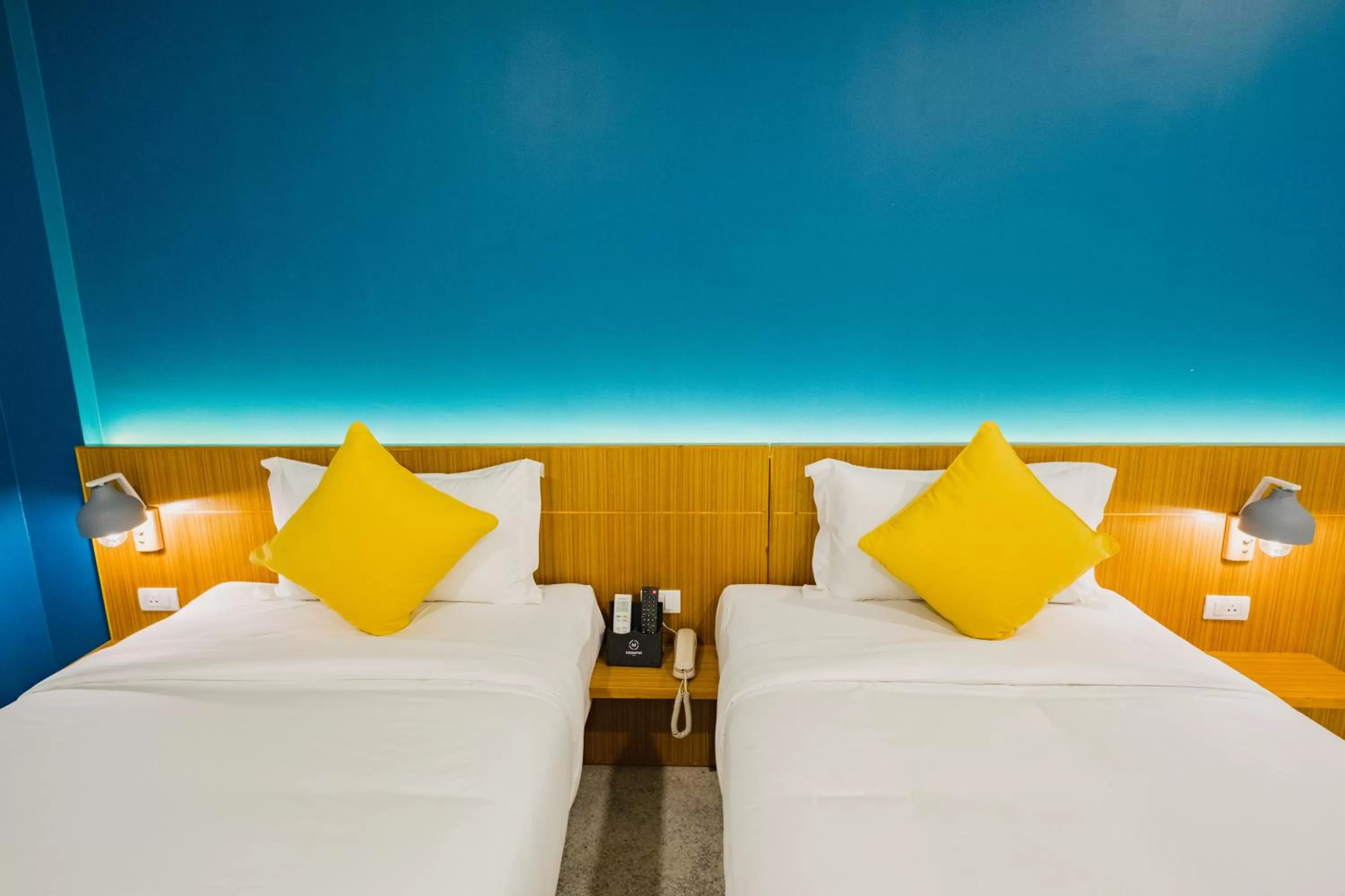 Photo of the whole room, Bed in Mosstel