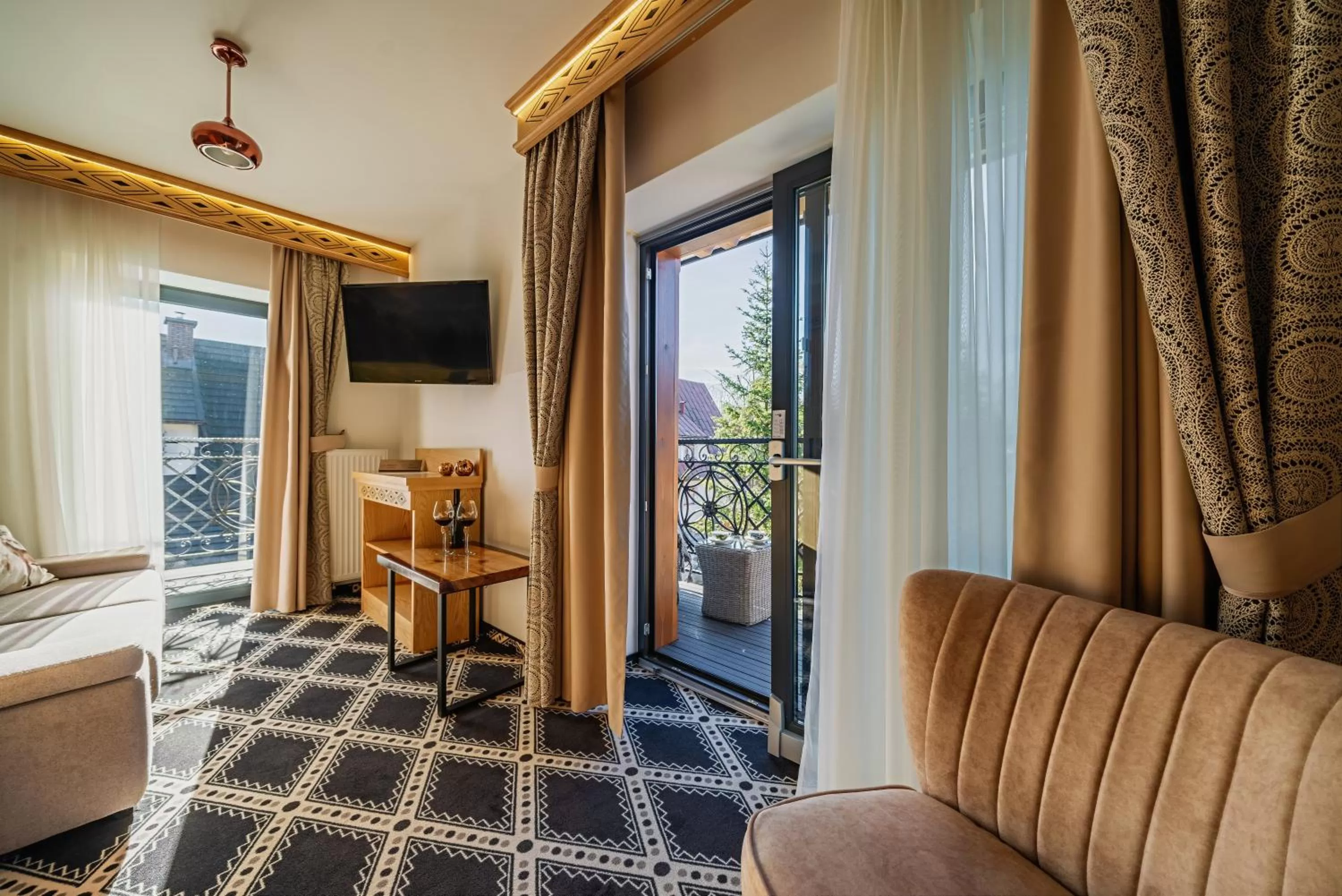 Shower, Seating Area in Serce Tatr Residence Zakopane - blisko Krupówek