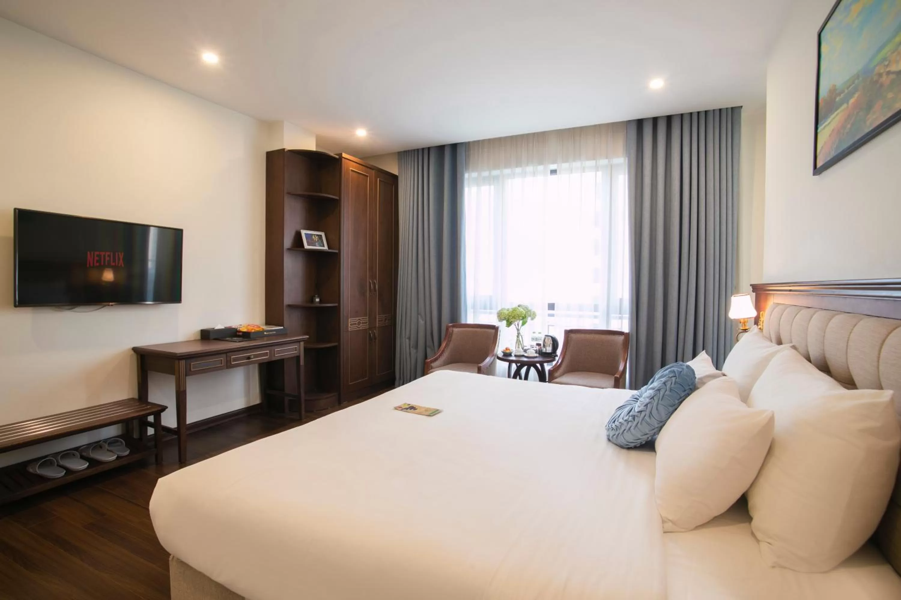 View (from property/room), Bed in Western Hanoi Boutique Hotel