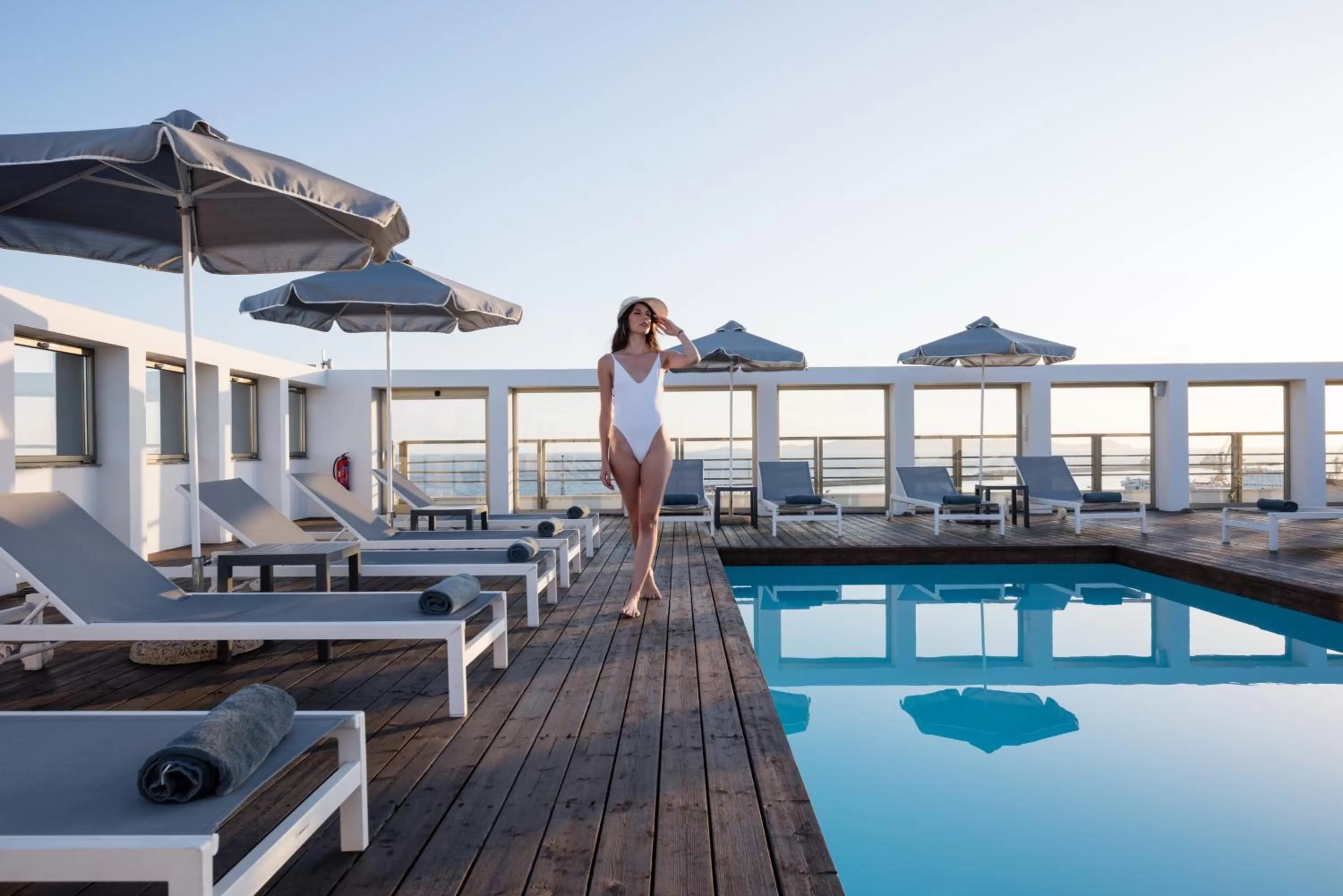 Swimming pool in Aquila Atlantis Hotel