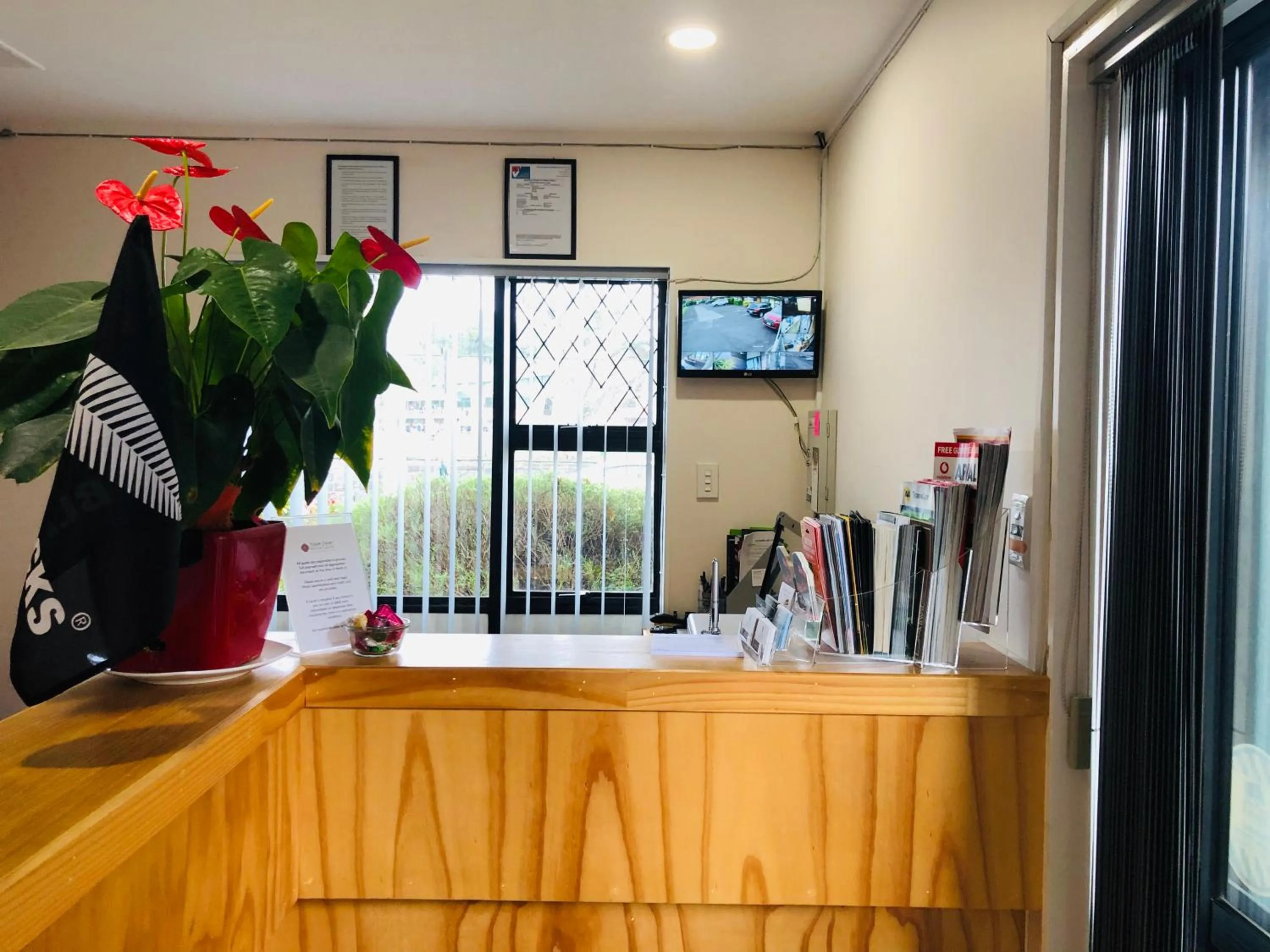 Lobby or reception in Tudor Court Motor Lodge