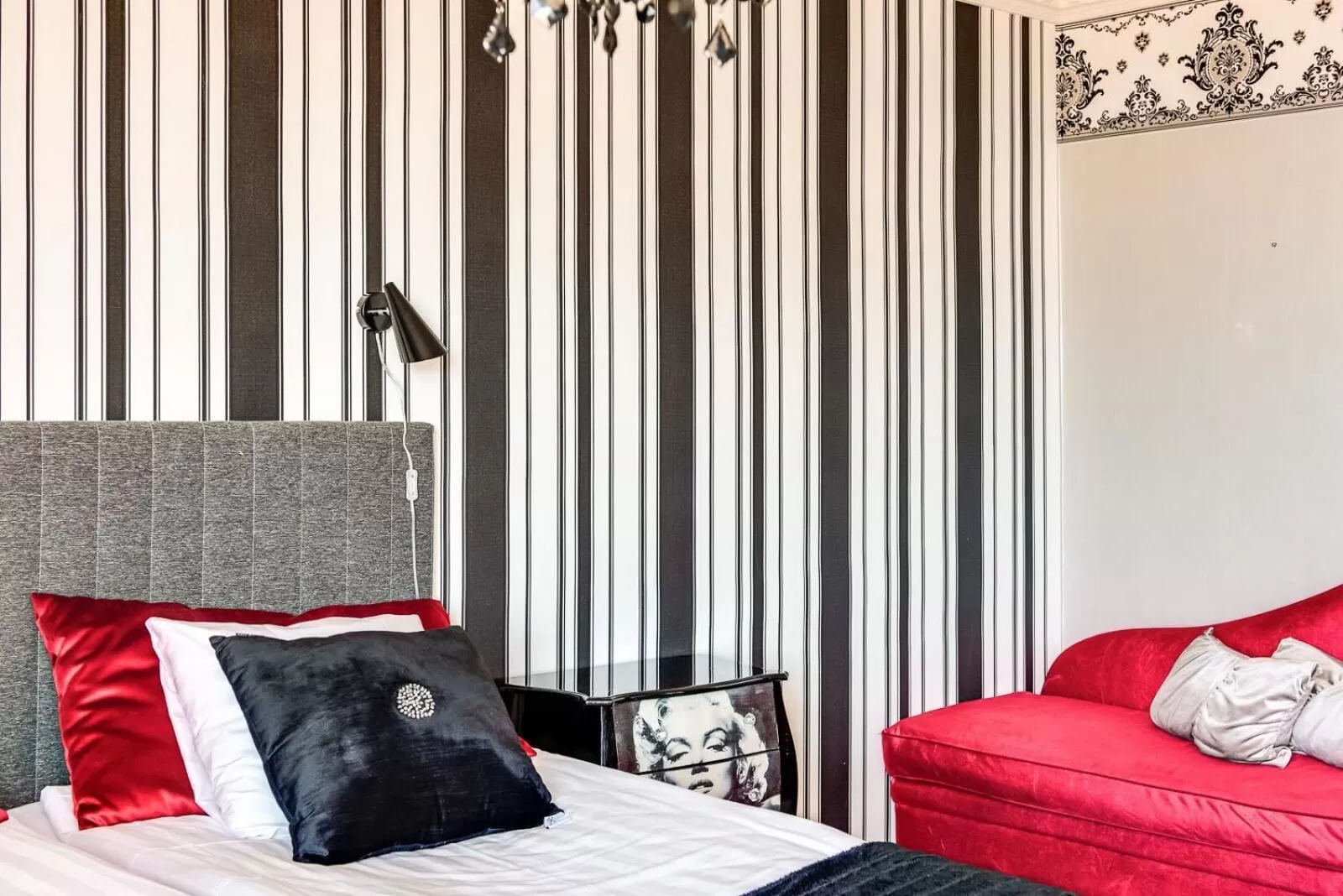 Bed in Hotel Rantakalla