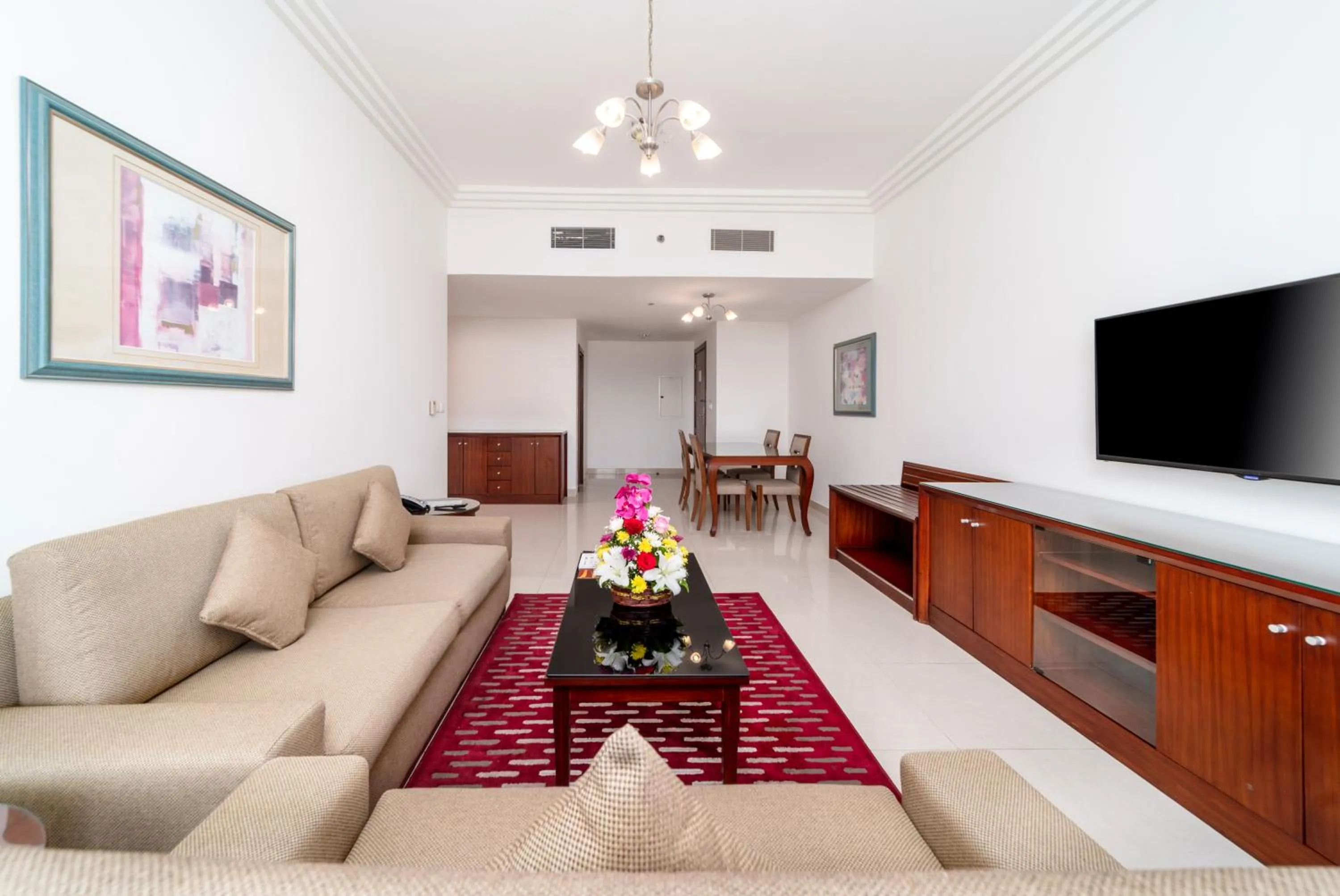 Living room in Star Metro Deira Hotel Apartments