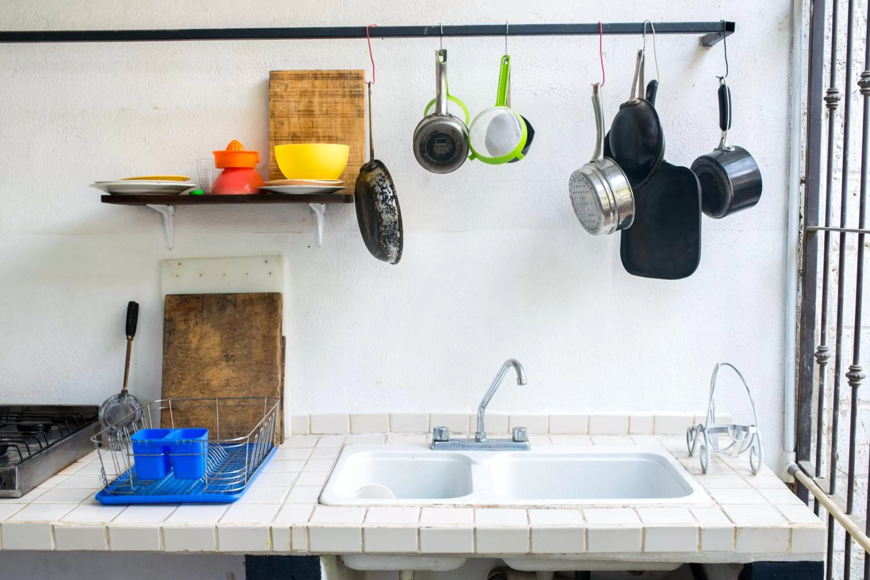 Kitchen or kitchenette in Hotel Posada Señor Mañana