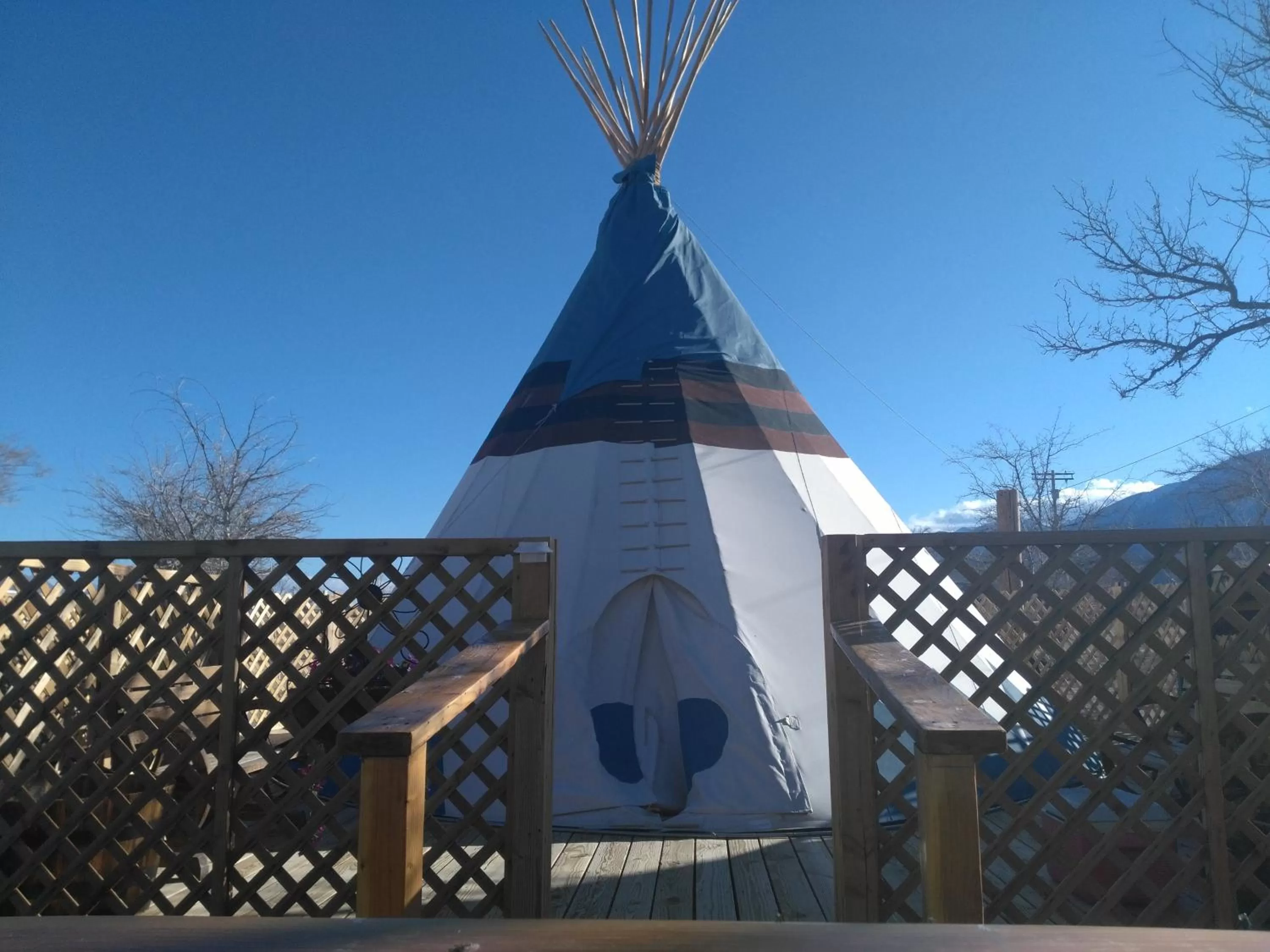 Property building in Olancha RV Park and Motel