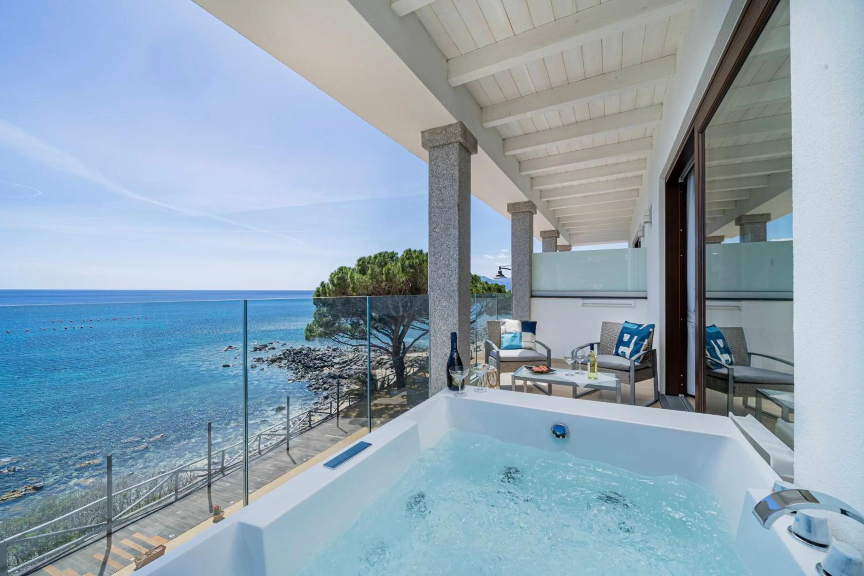 Balcony/Terrace in Hotel Ristorante La Conchiglia