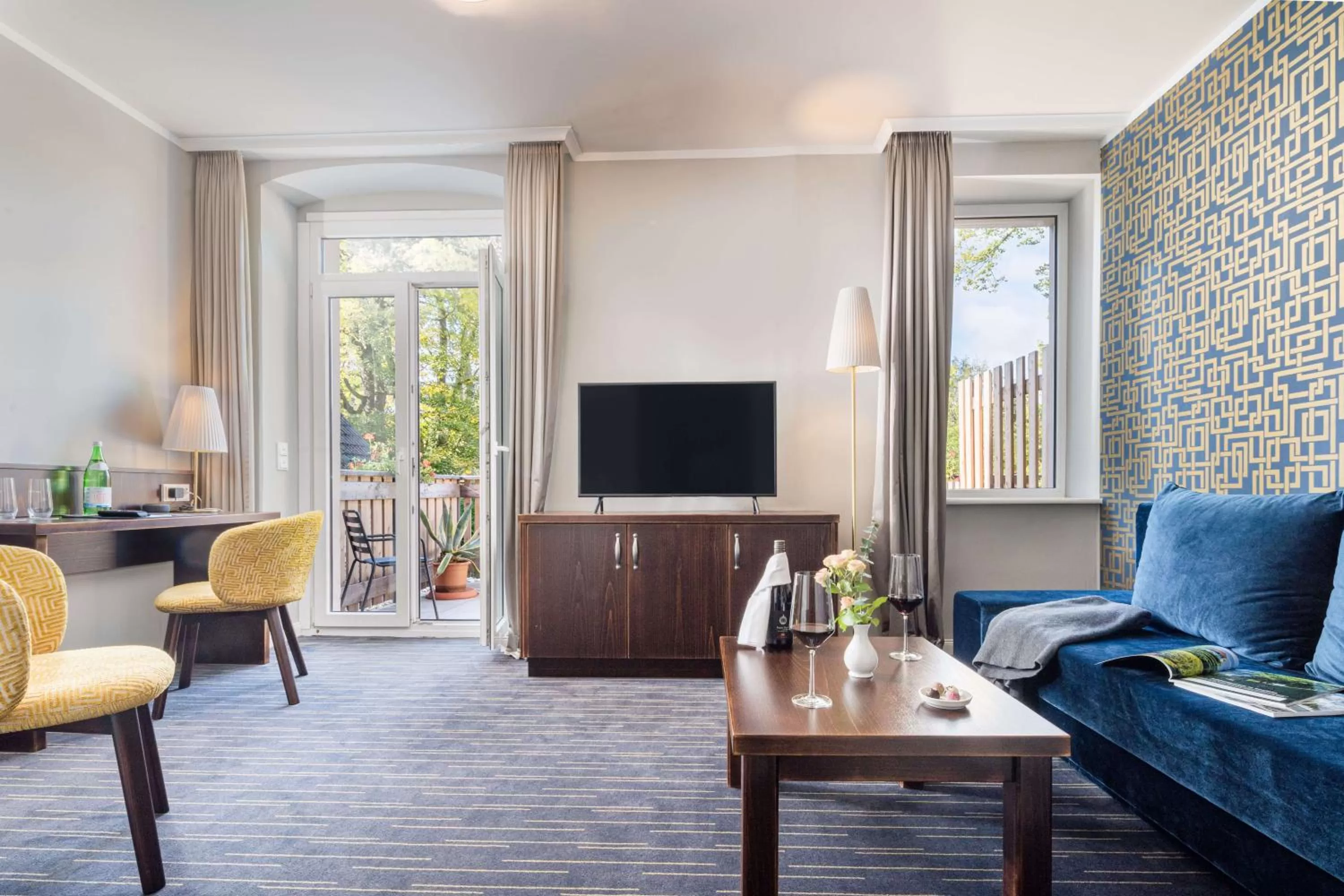 TV and multimedia in QUARTIER 5 Hotel & Restaurant, Sächsische Schweiz