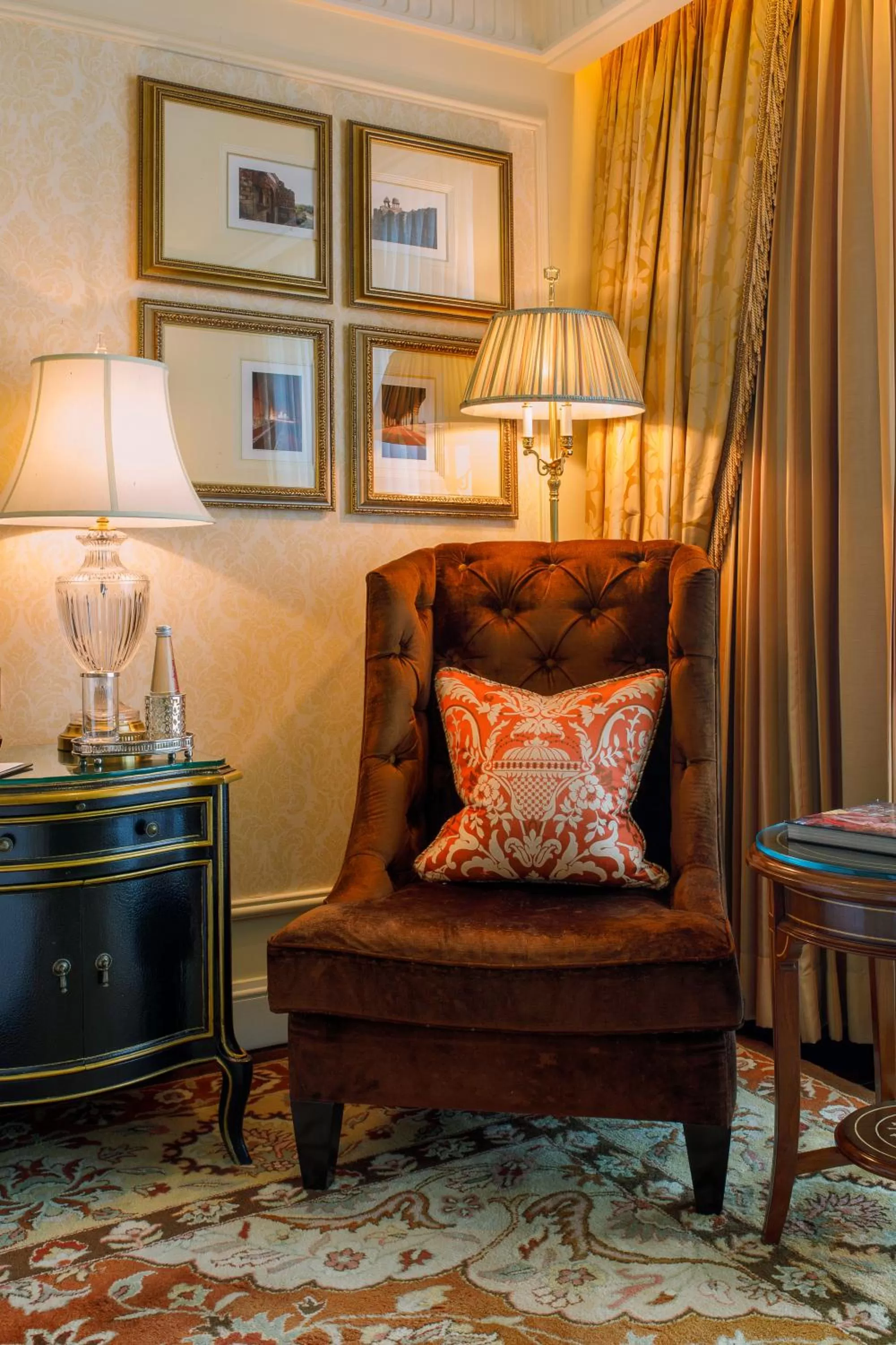 Seating area in The Leela Palace New Delhi