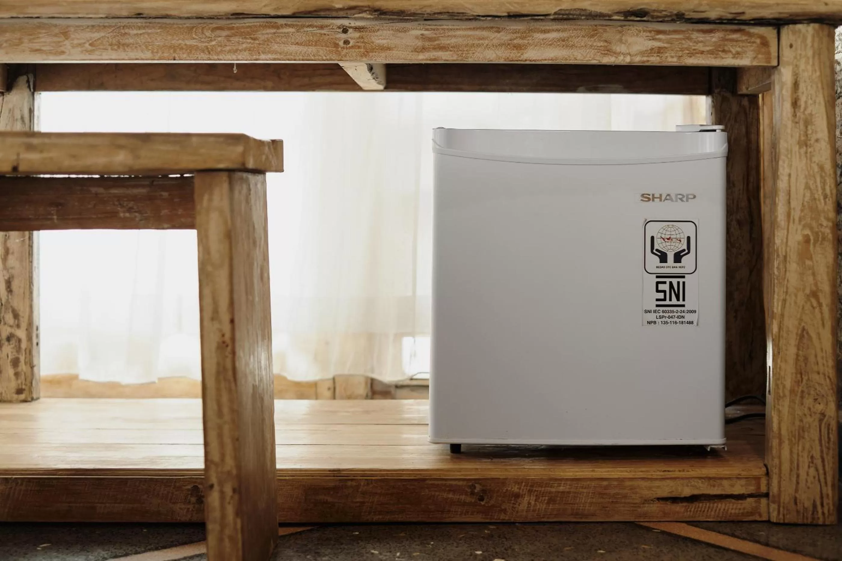 oven in Joglo Organik Guesthouse