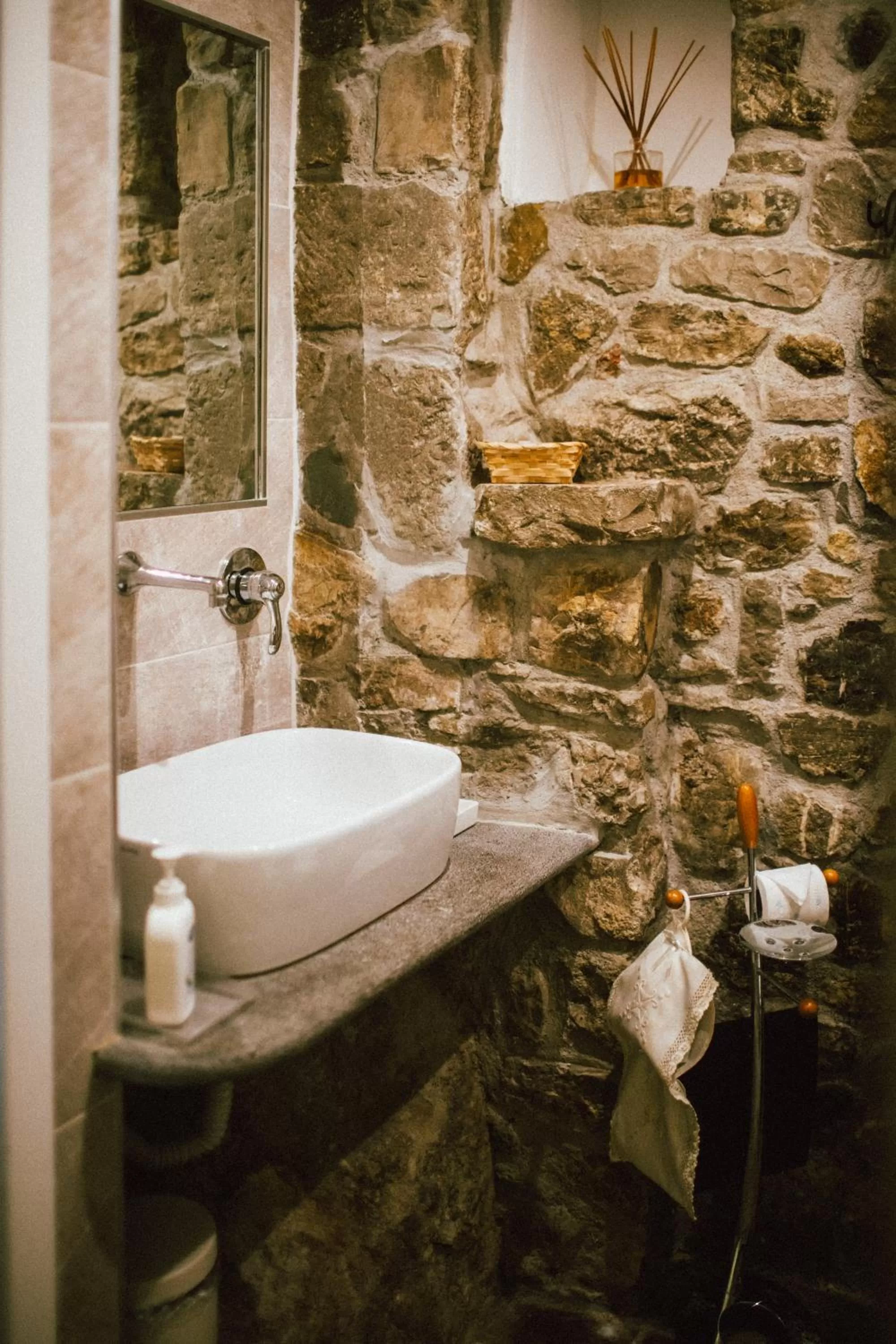 Bathroom in B&B La Voce del Fiume Dimora storica di Charme