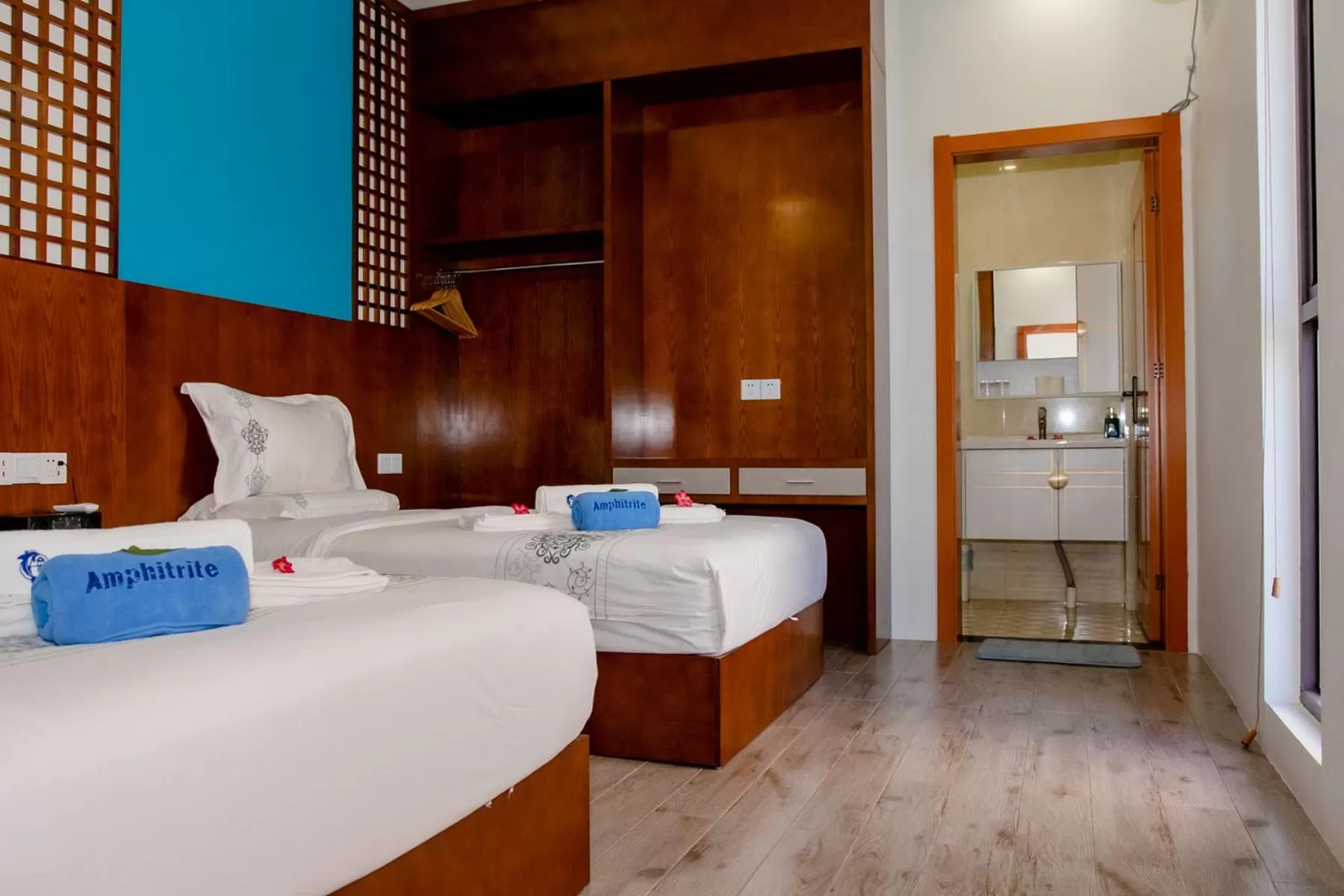 Bedroom, Bed in Amphitrite Resort