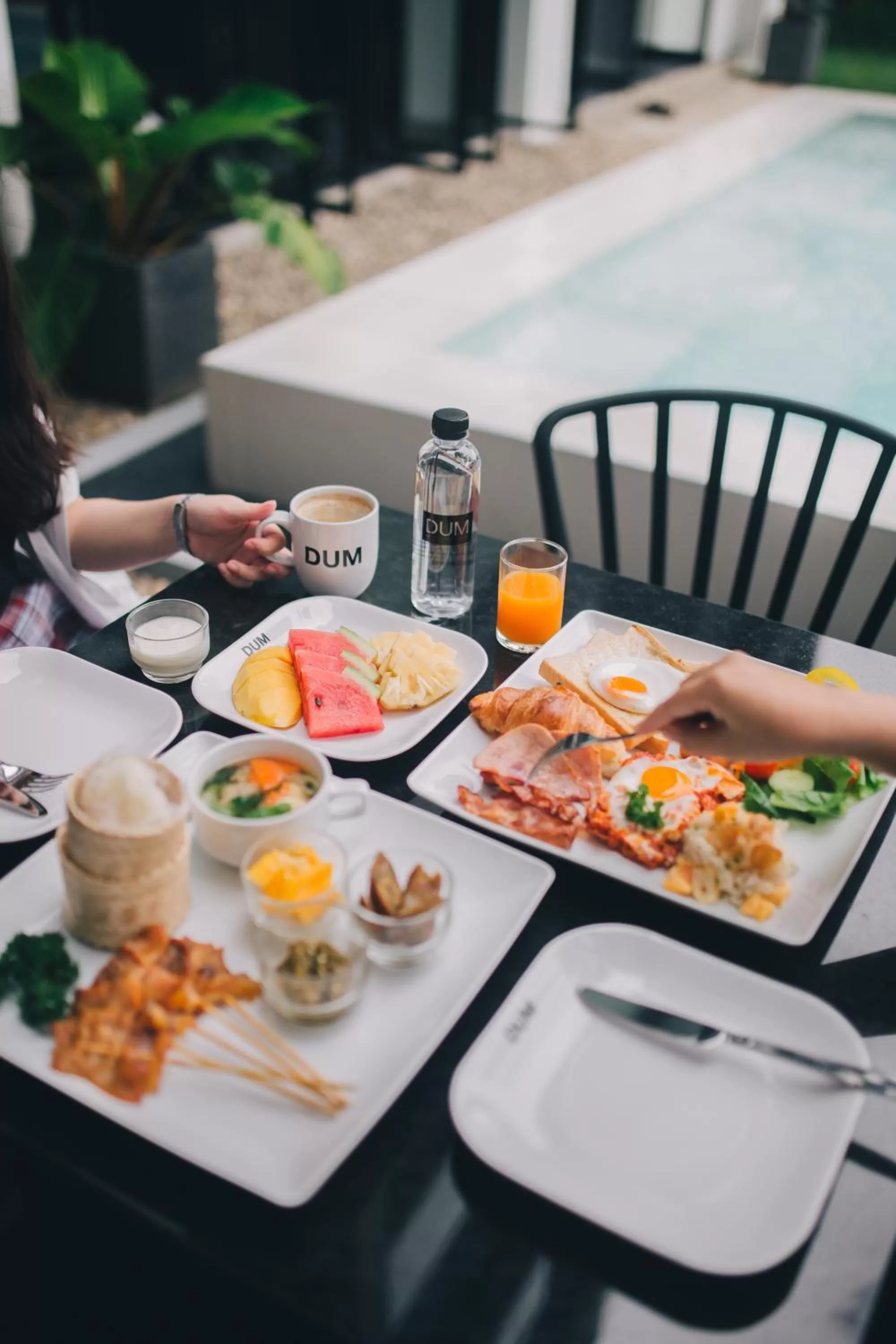 Breakfast in DUM Hotel - Si Phum