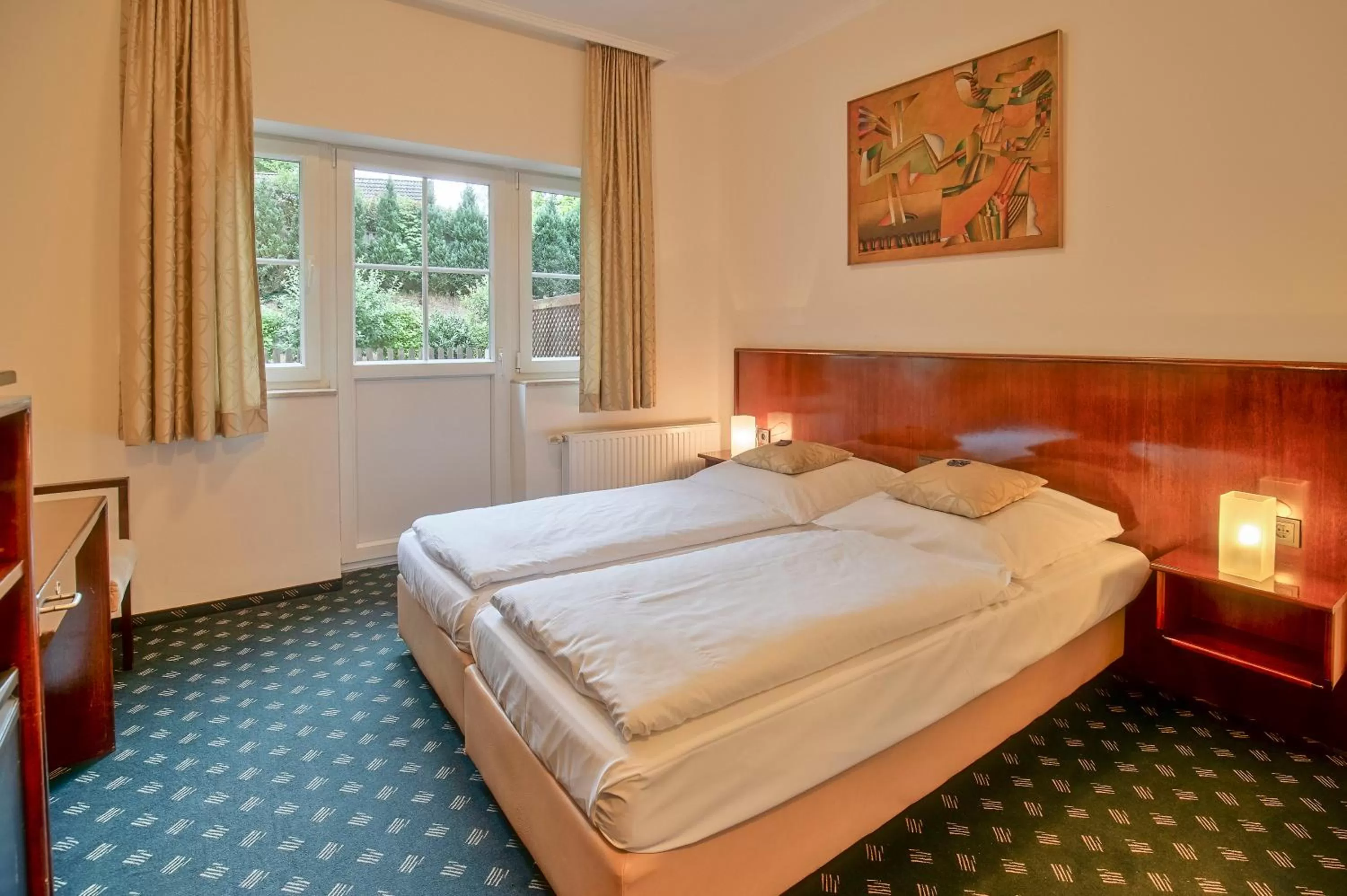 Photo of the whole room, Bed in Hotel Worpsweder Tor