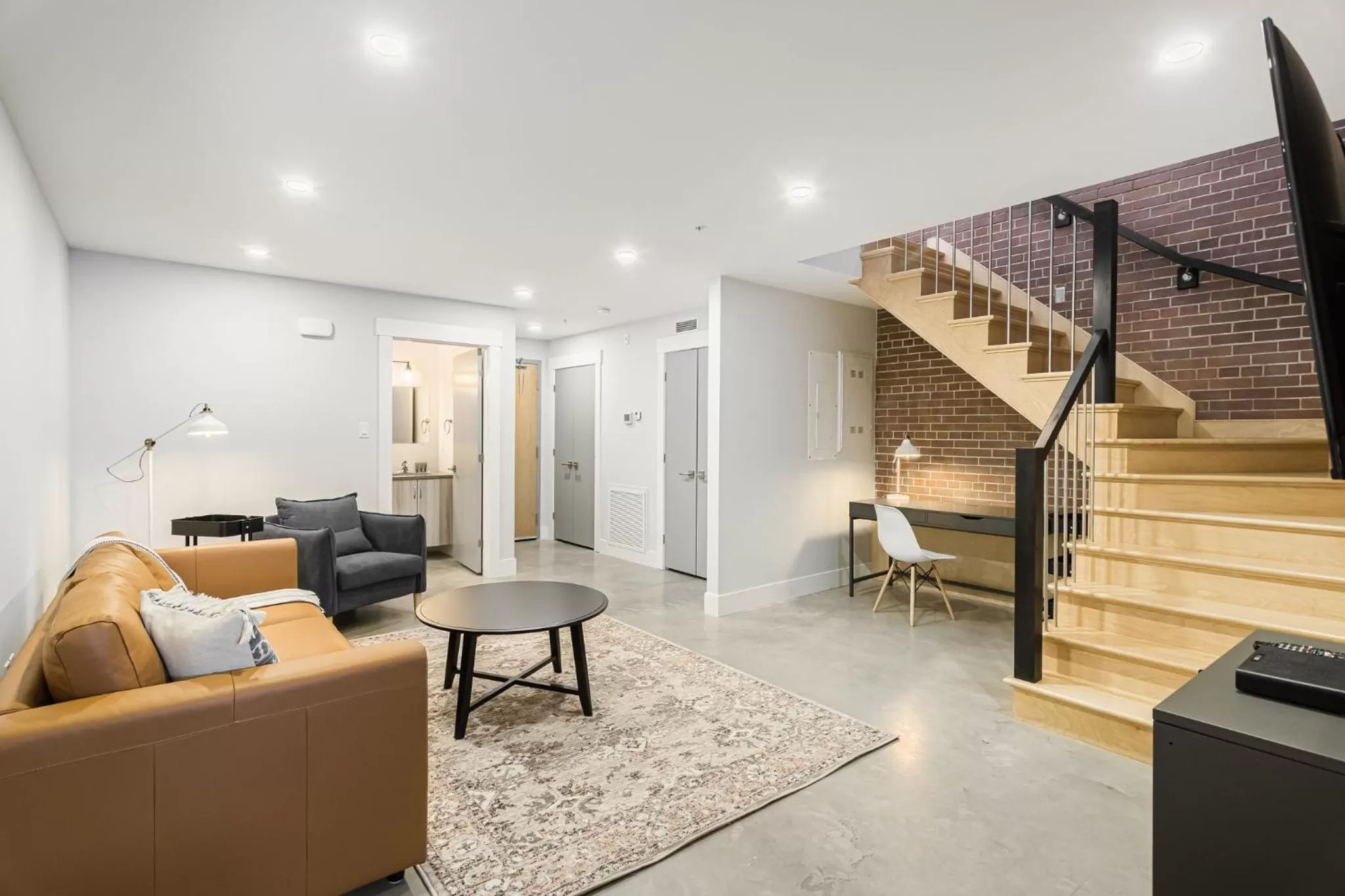 Living room in Station 1 by Terra Hospitality