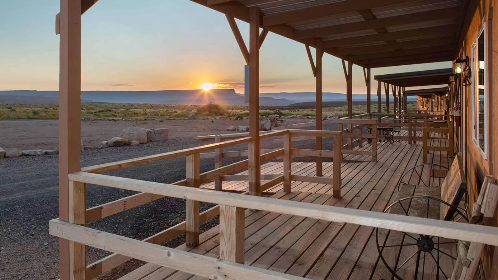 Balcony/Terrace in Cabins at Grand Canyon West
