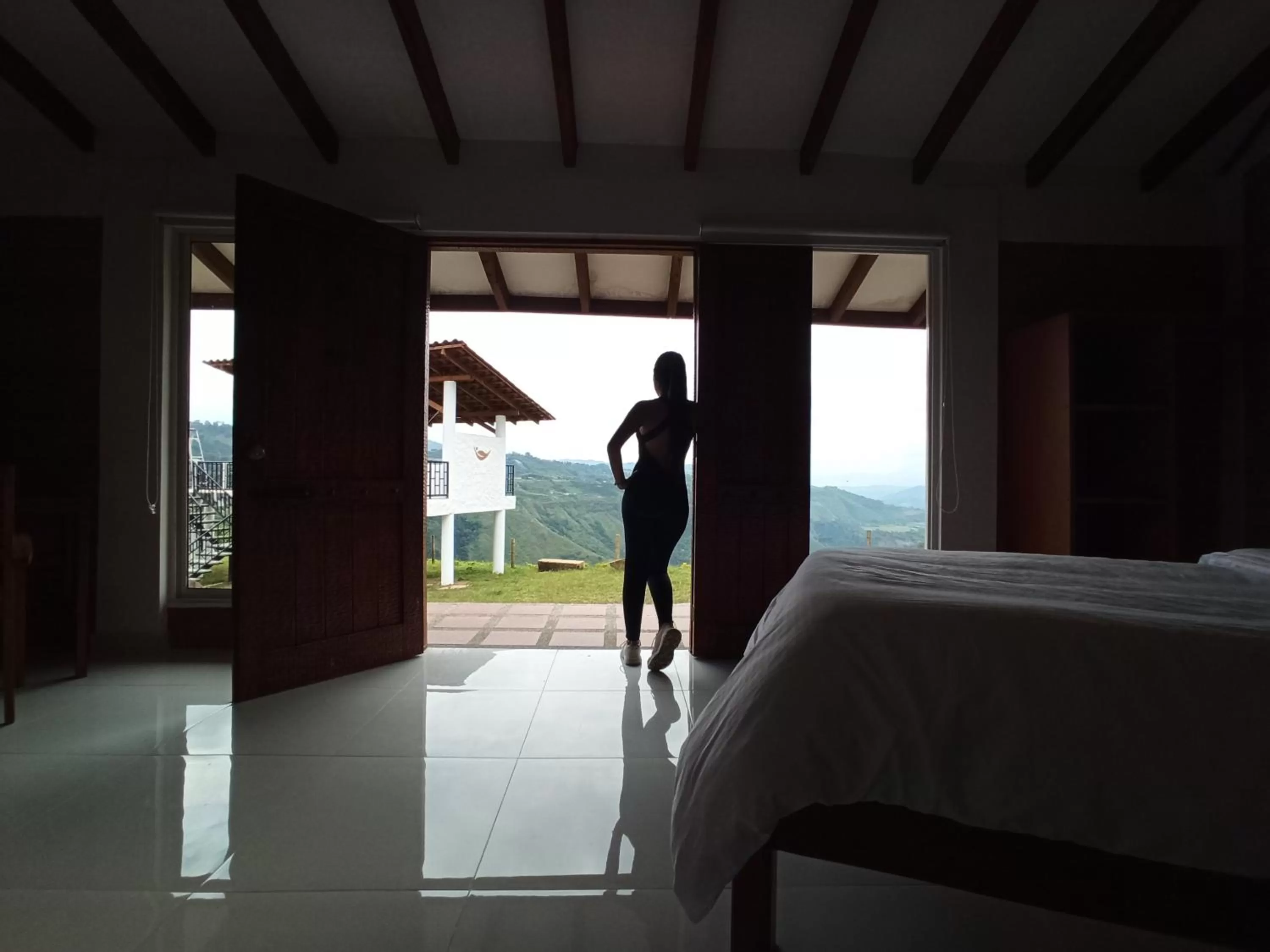 Property building, Bed in Hotel Kasama