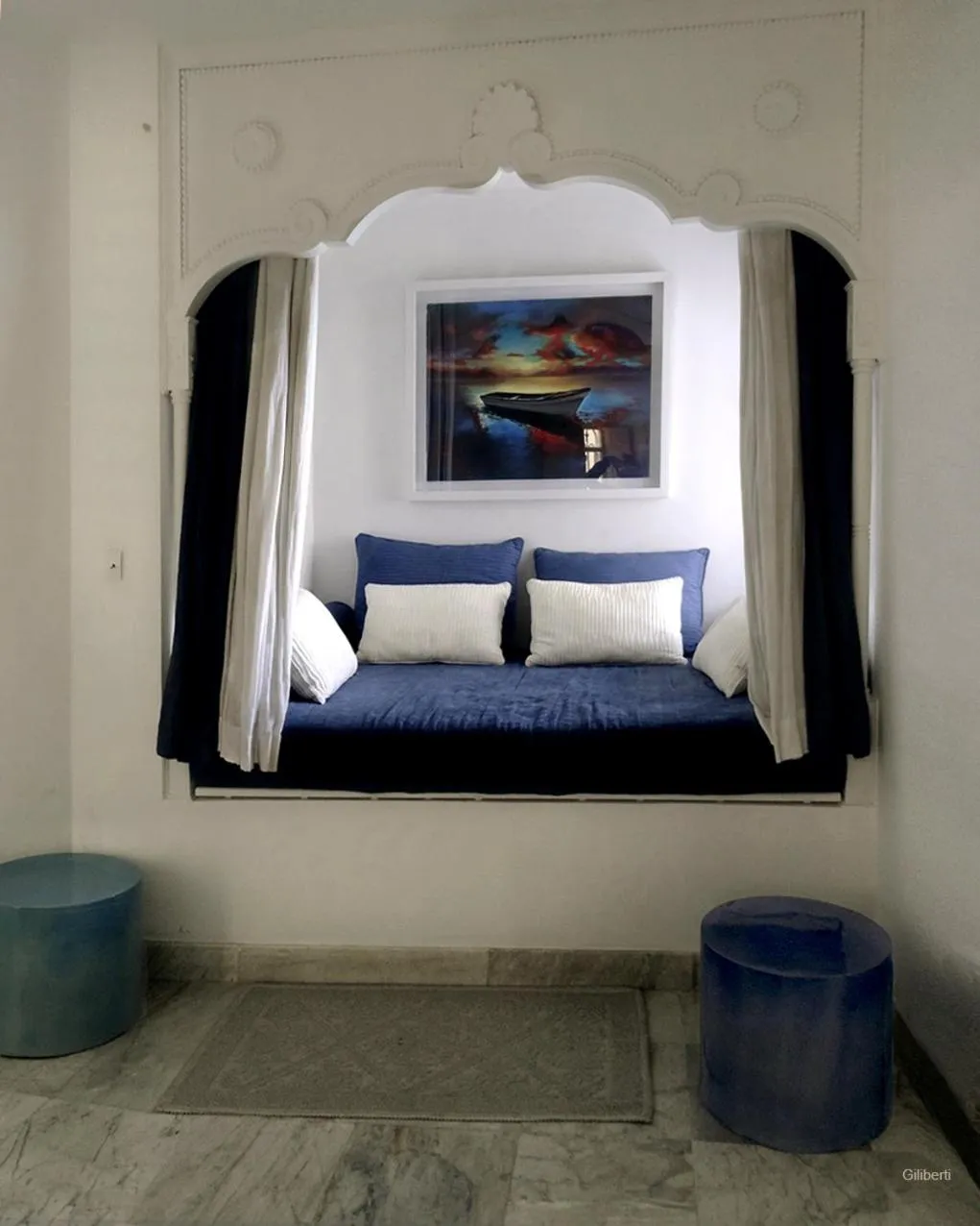 Bedroom, Bed in La Villa Bleue-Sidi Bou Said