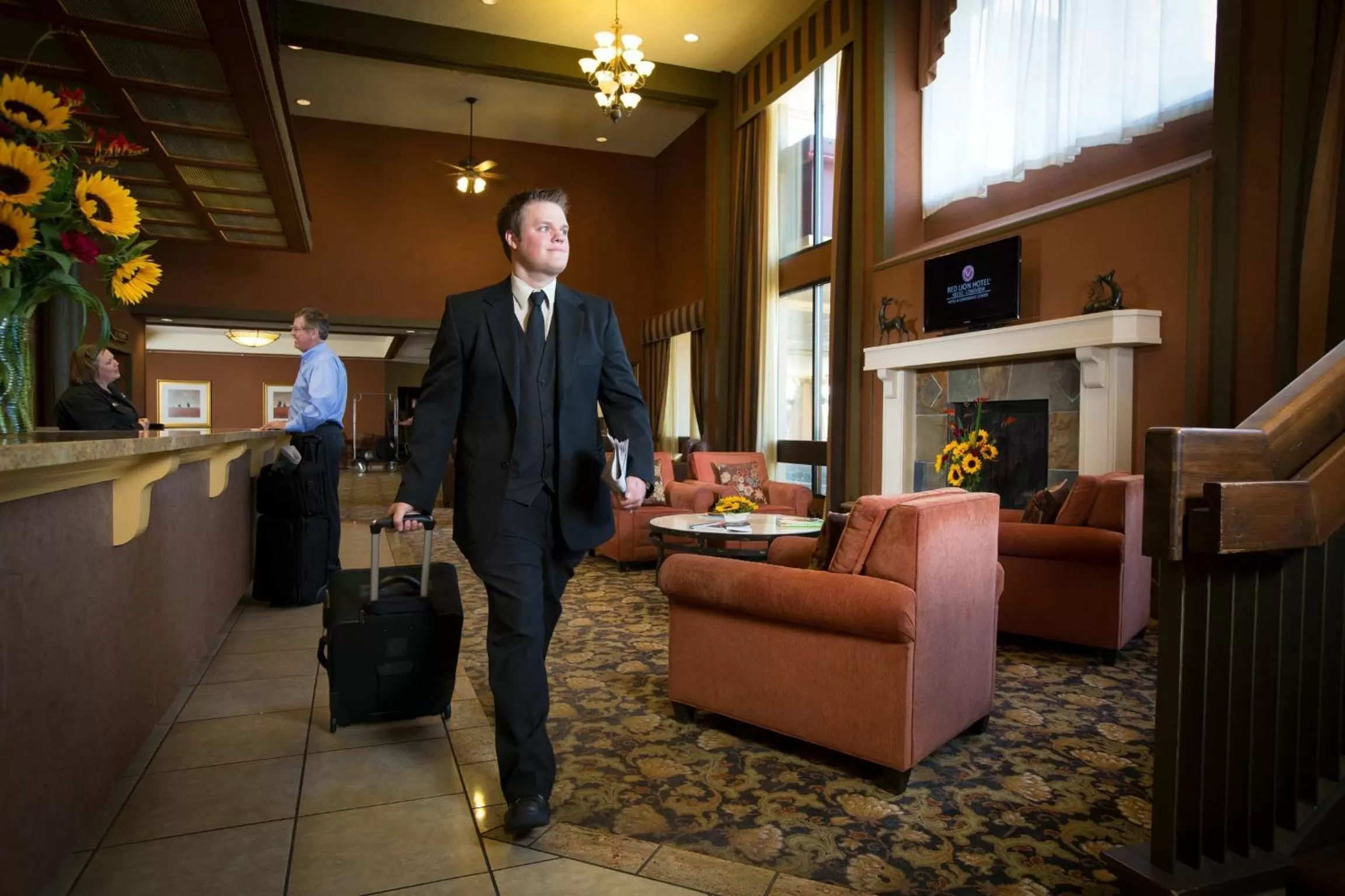 Lobby or reception in Red Lion Hotel Kelso