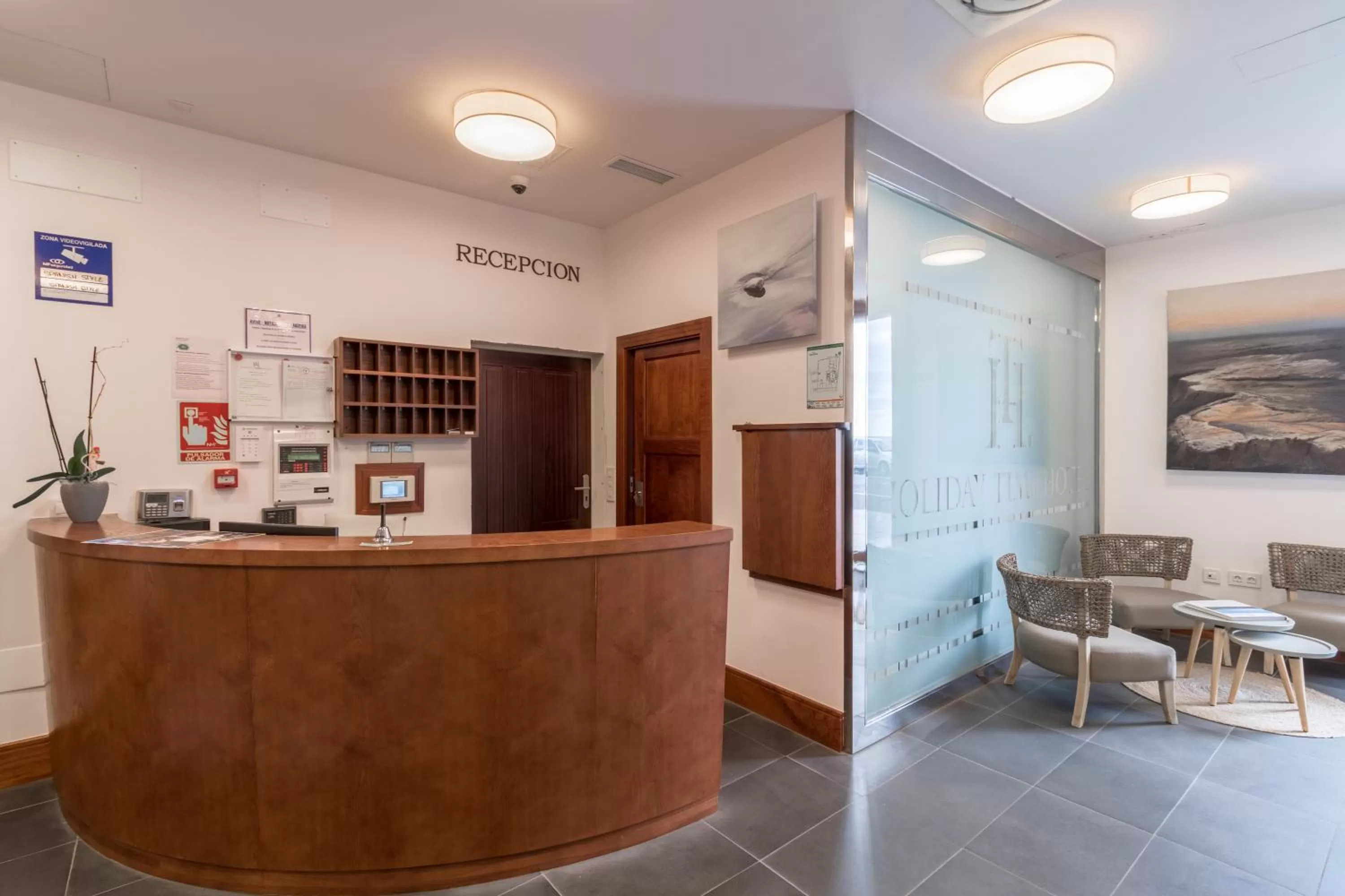 Lobby or reception in Hotel Emblemático Holiday Time