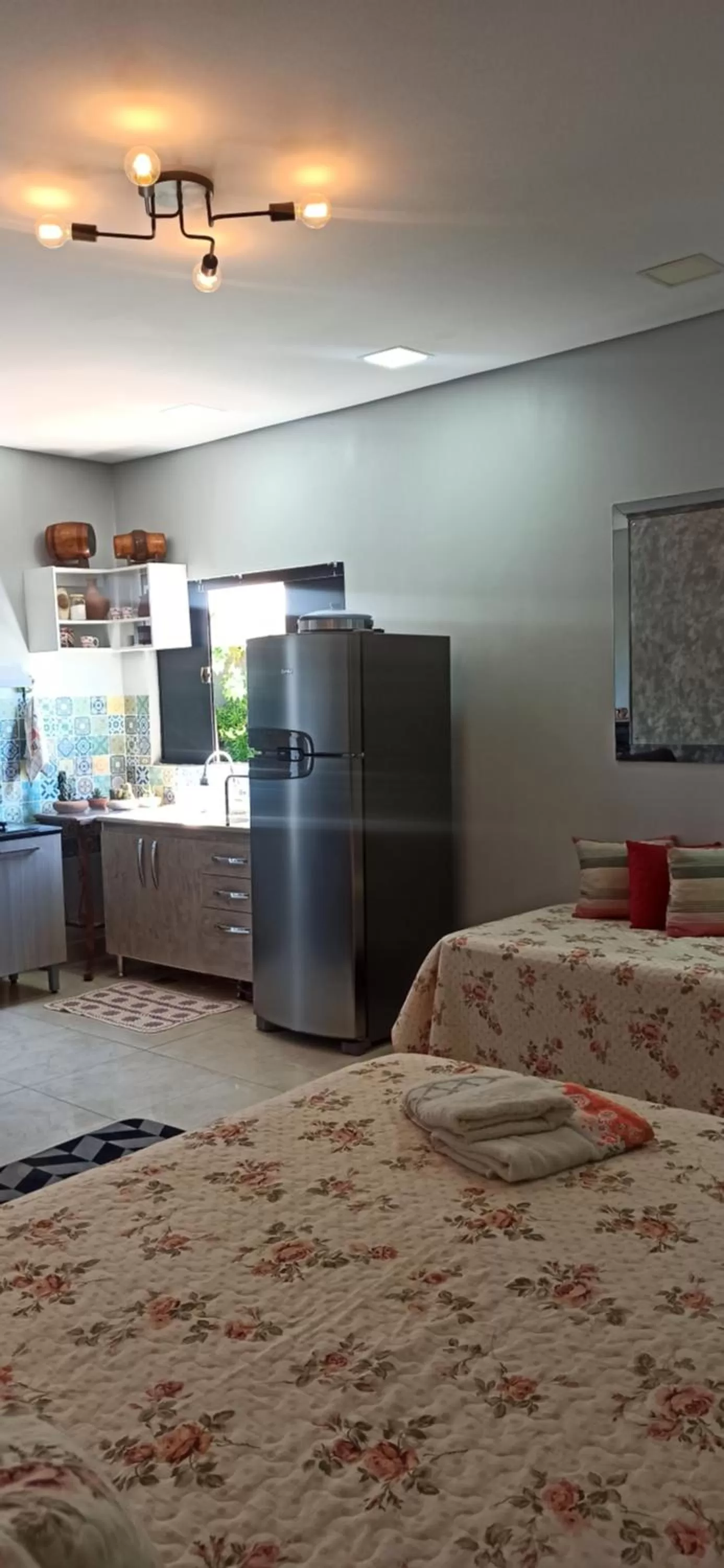 Bed in Pousada Bom Sono