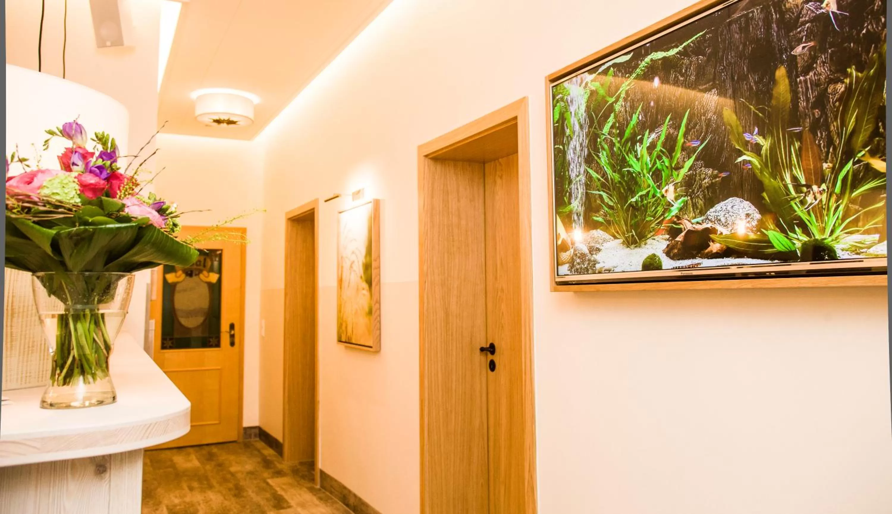 Lobby or reception in Gästehaus Scharfe Kurve