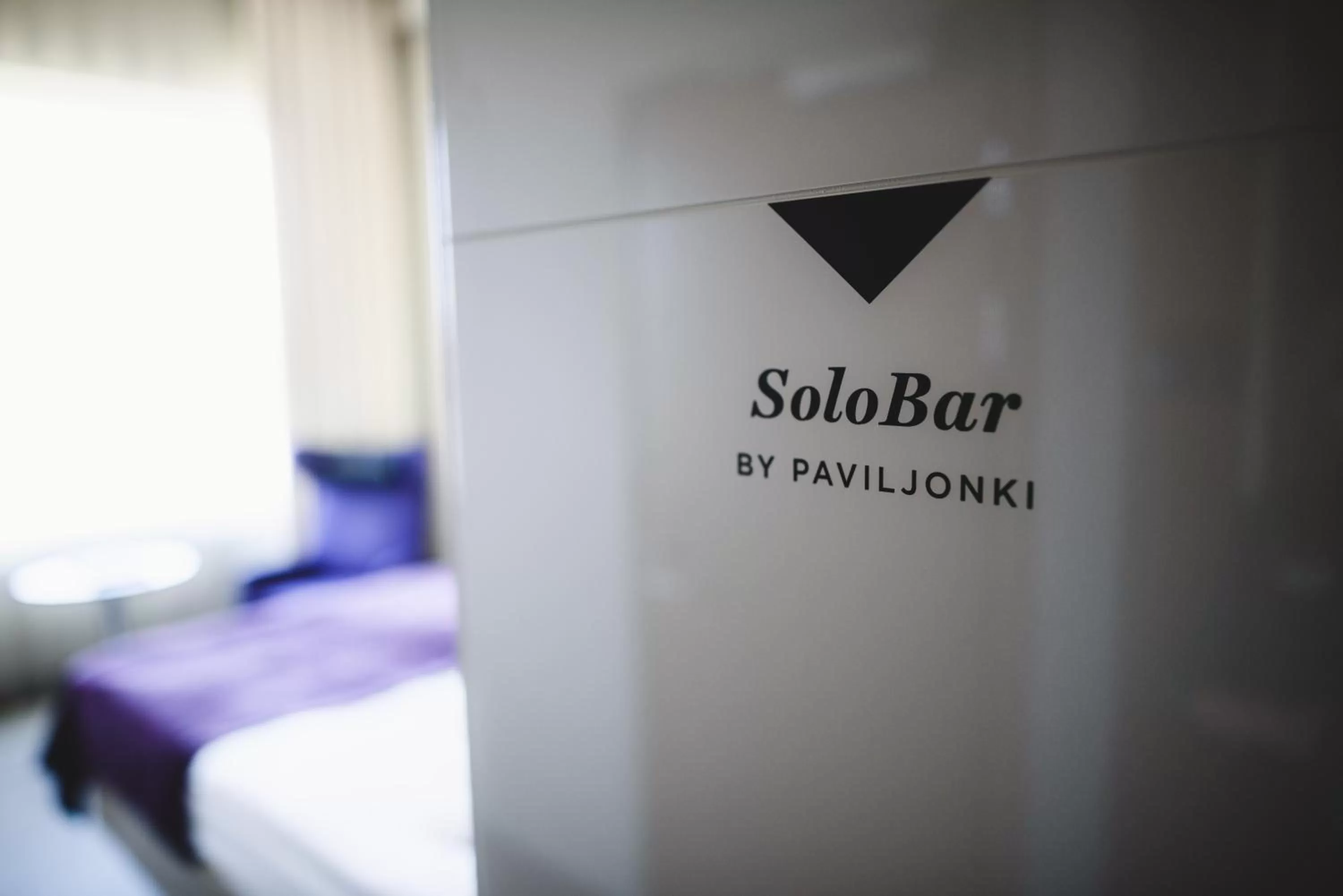 Property logo or sign, Bed in Solo Sokos Hotel Paviljonki