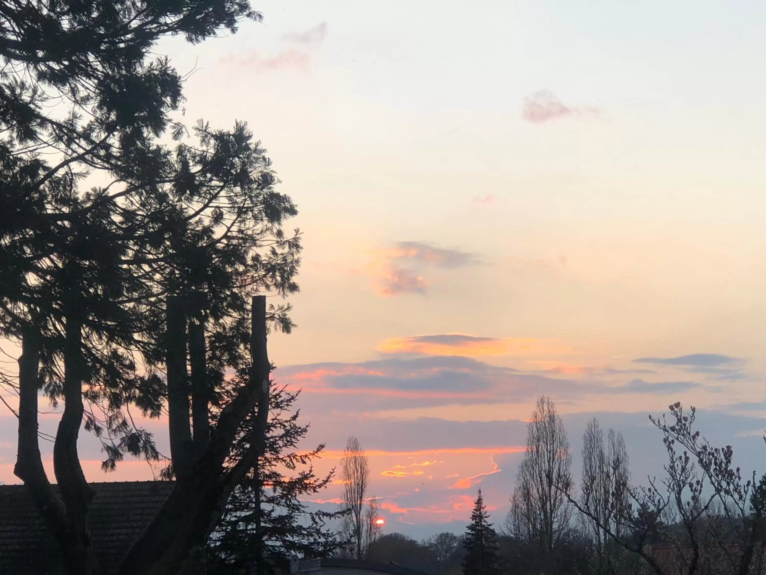 Sunset in Maison de la Comtesse