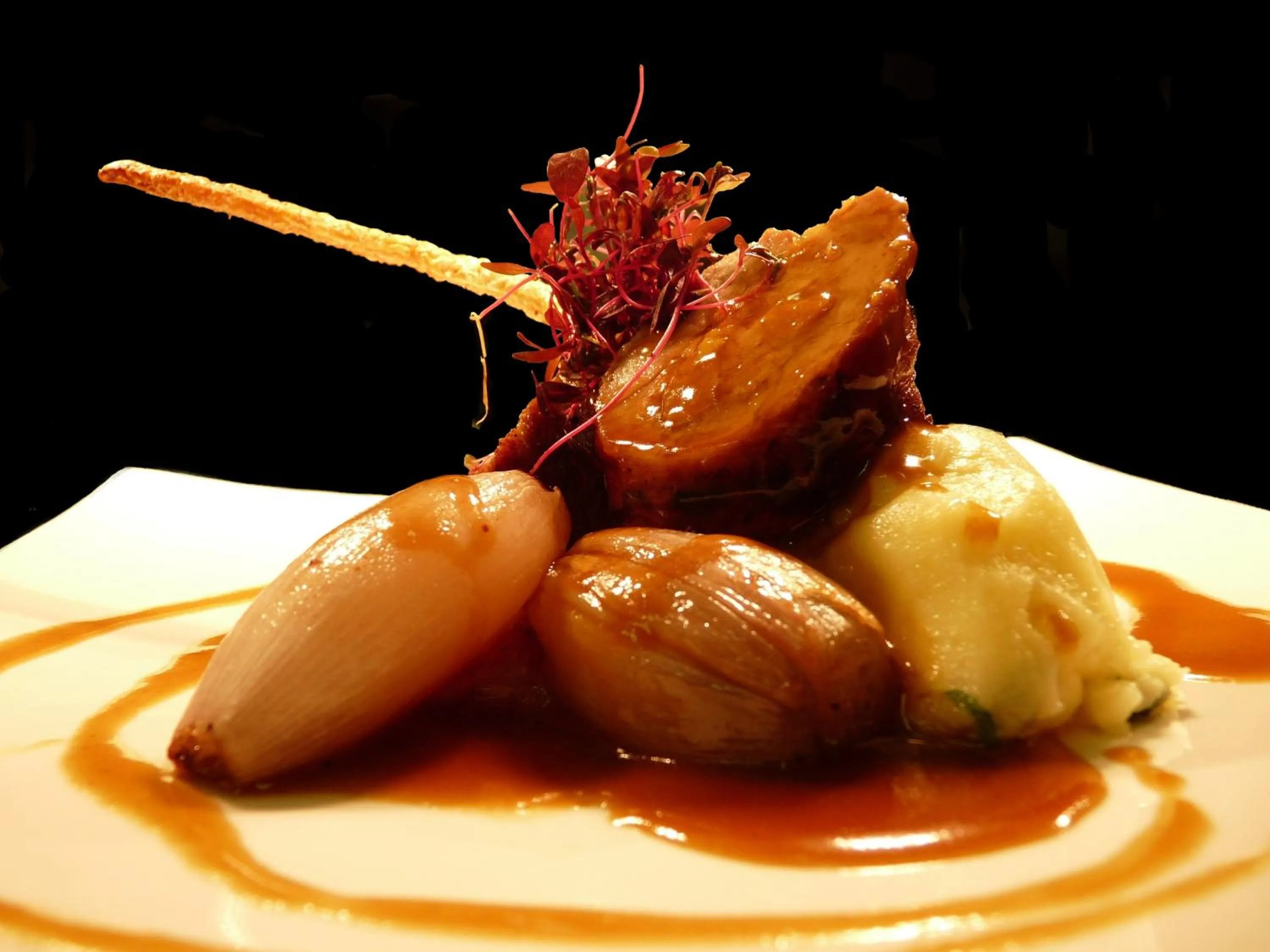 Food close-up in Rufford Arms Hotel