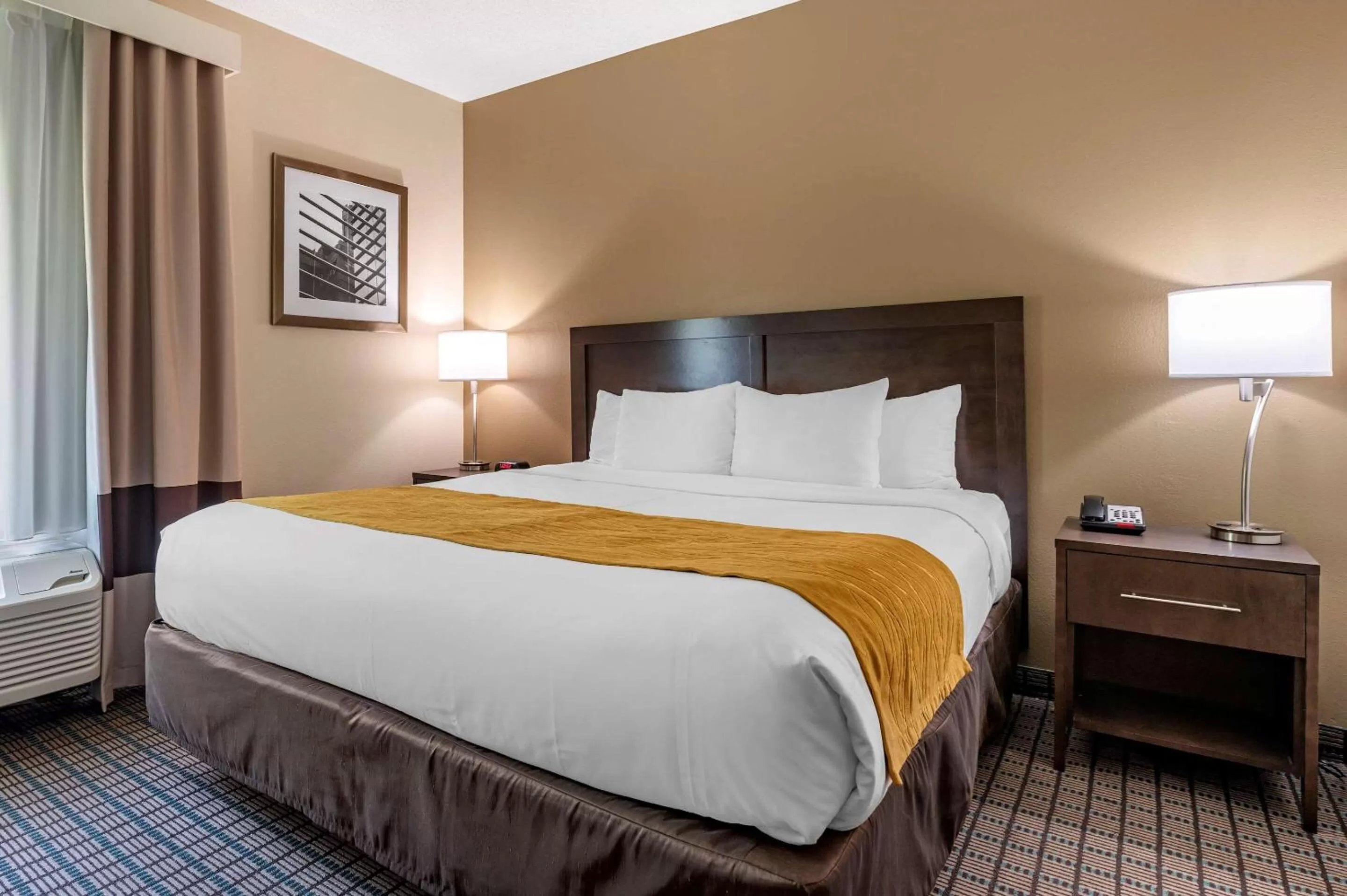 Photo of the whole room, Bed in Comfort Inn & Suites Cincinnati Uptown Clifton