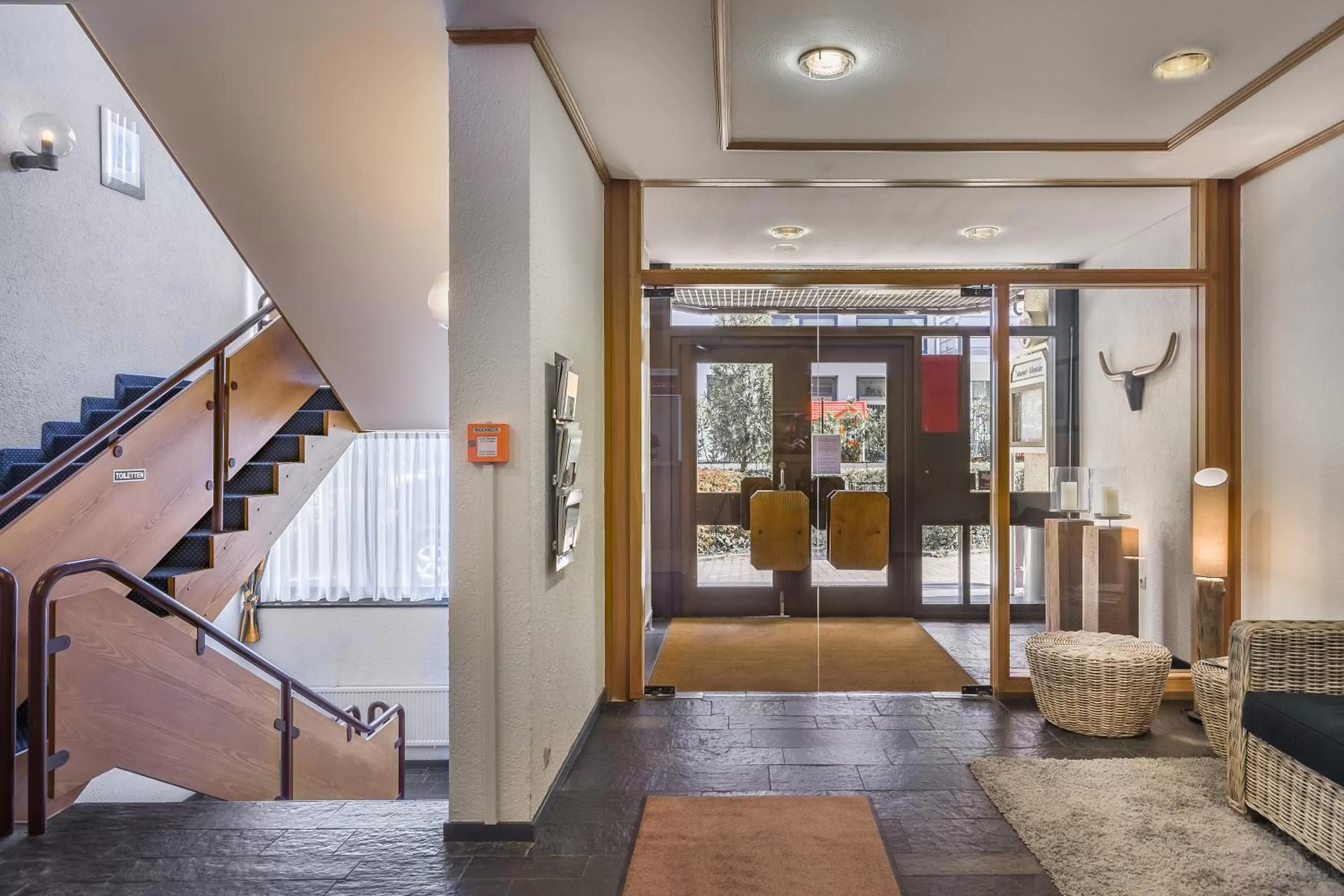 Lobby or reception in Hotel Strohgäu