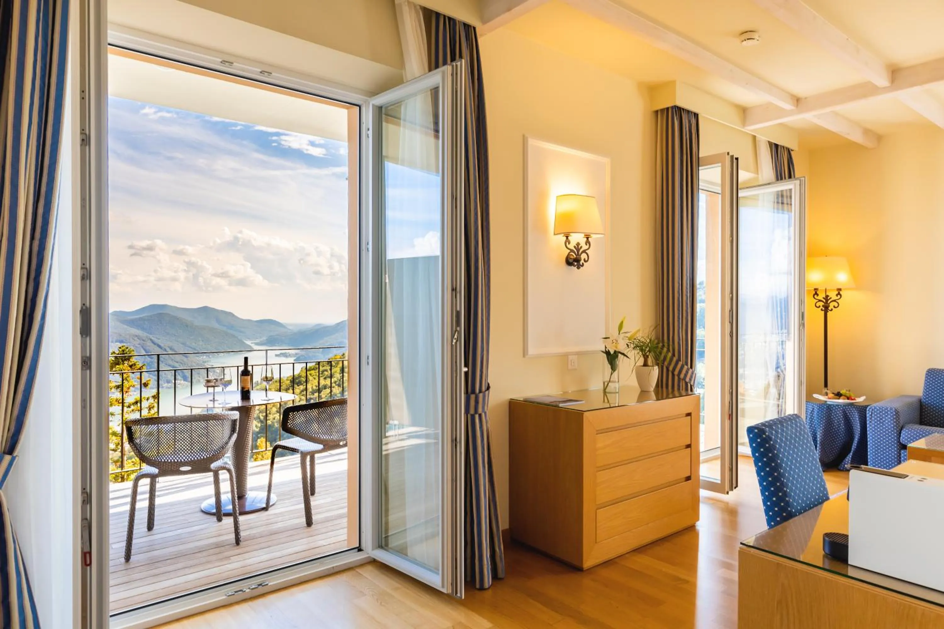 Lake view in Kurhaus Cademario Hotel & SPA - Adults Only