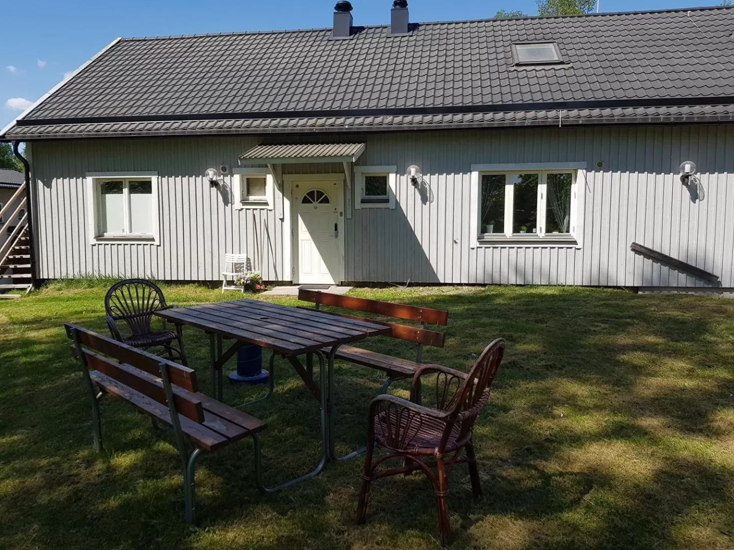 Facade/entrance in Brukshotellet Skinnsberg