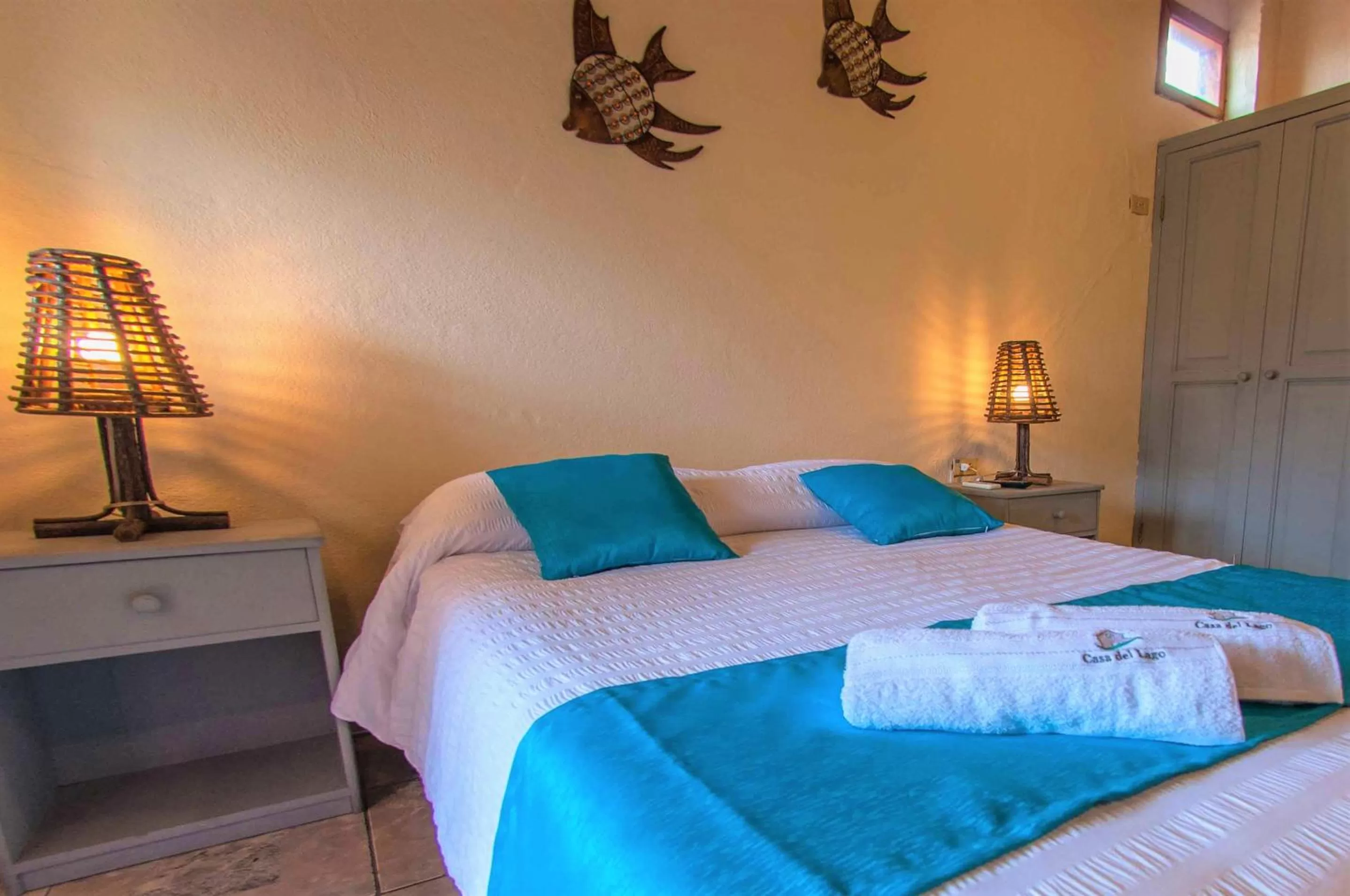 Bedroom, Bed in Casa del Lago Lodging House