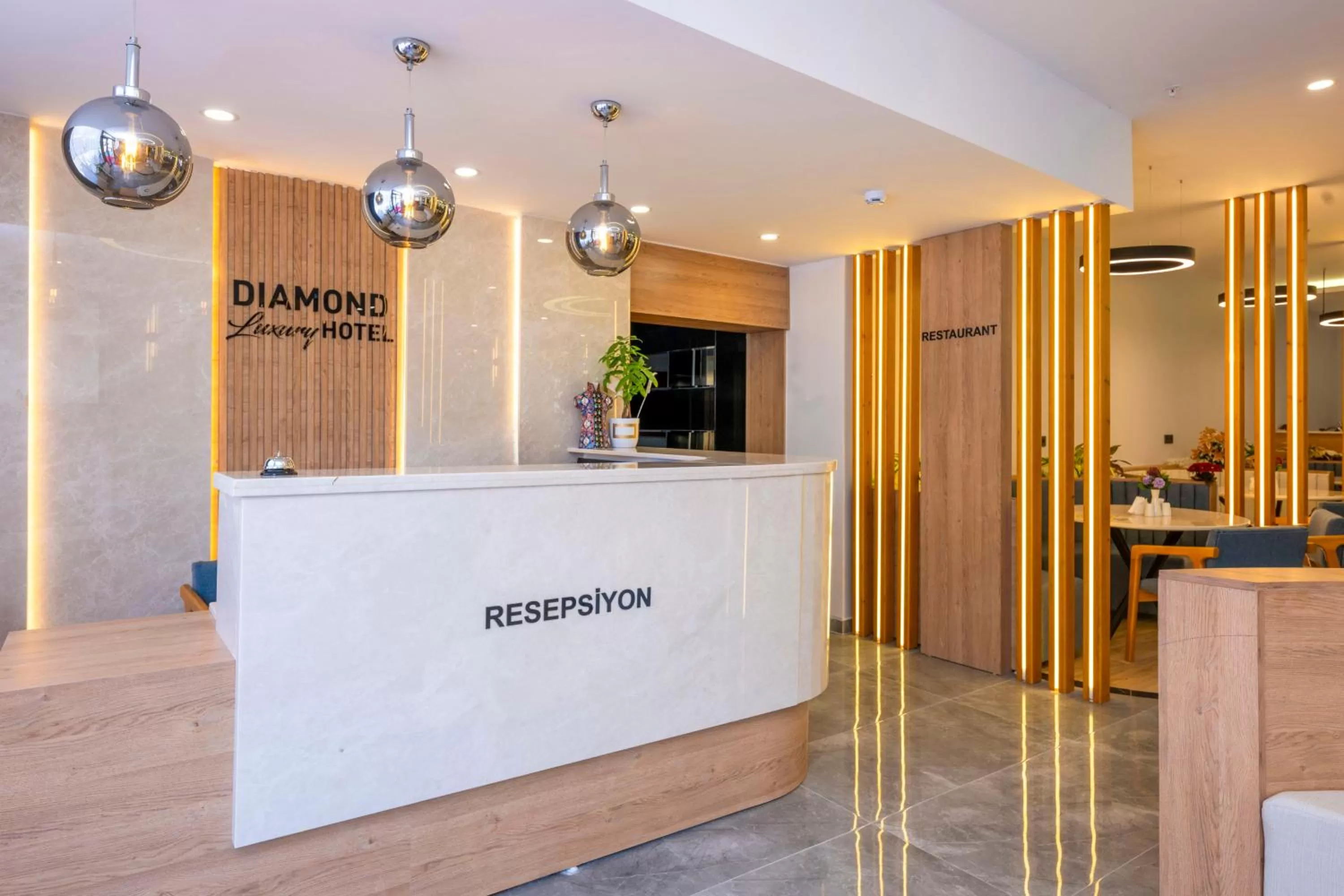 Lobby or reception in DIAMOND luxury Hotel