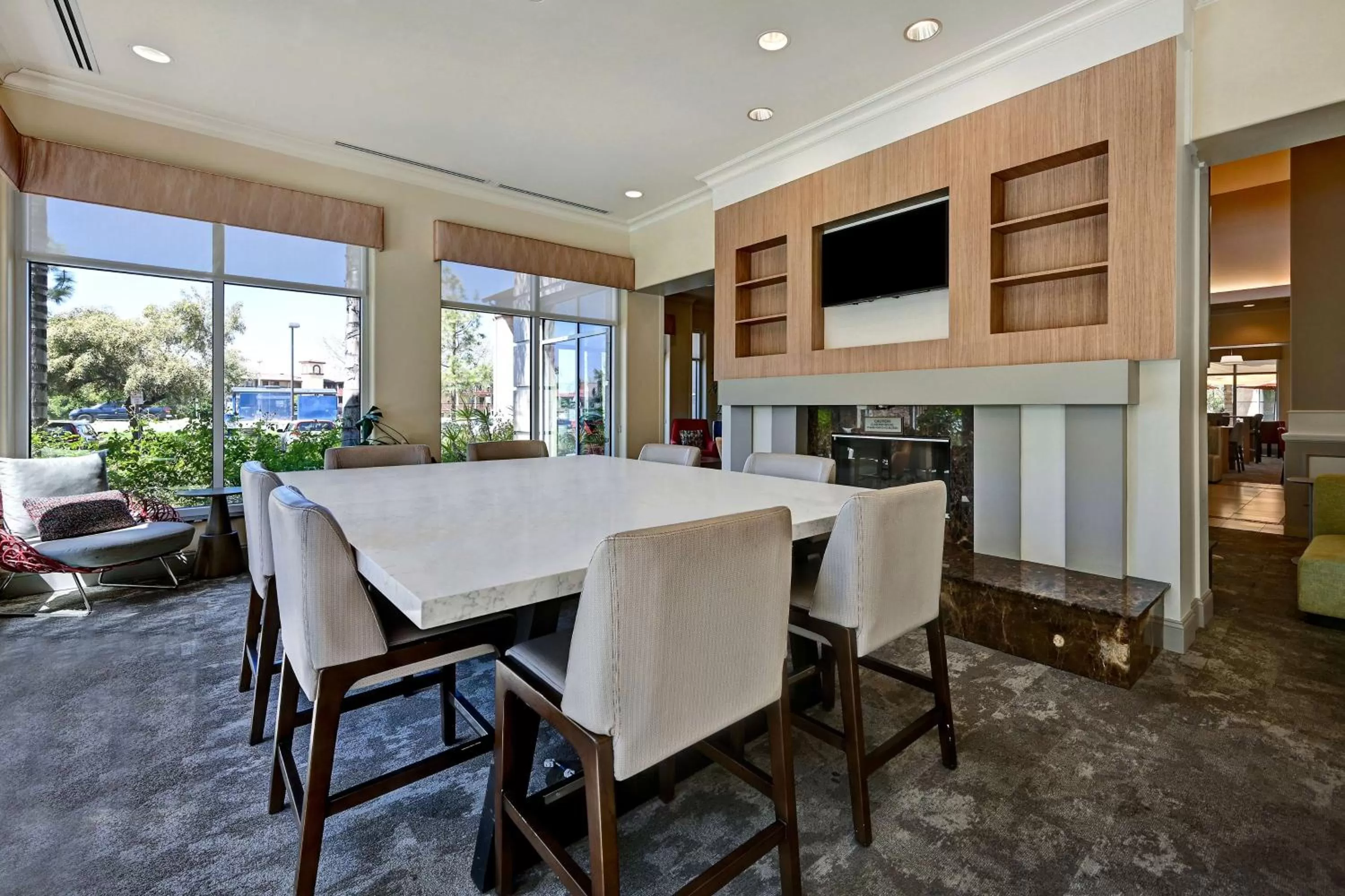 Lobby or reception in Hilton Garden Inn San Bernardino