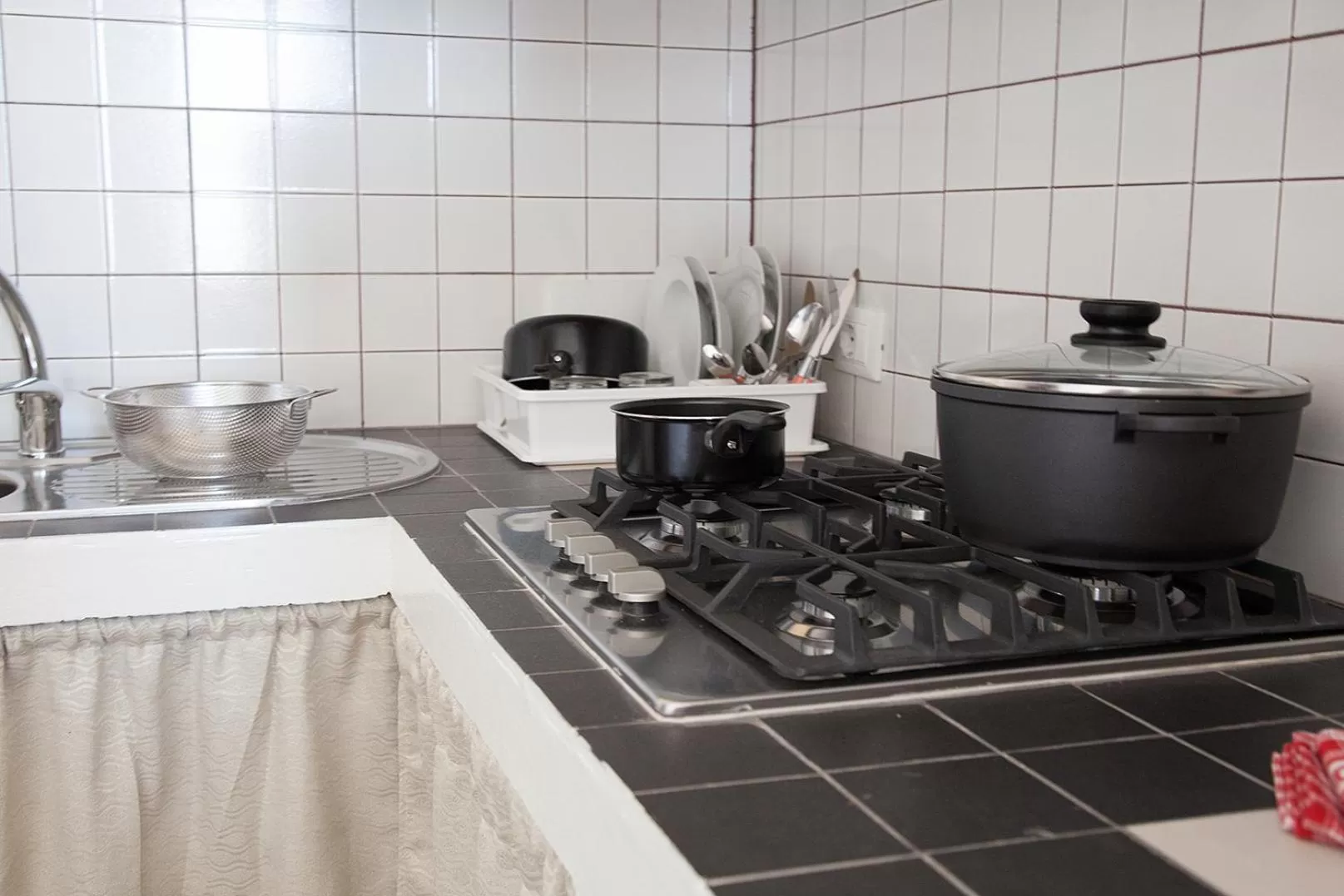 Kitchen or kitchenette in Cala da Lua apartments