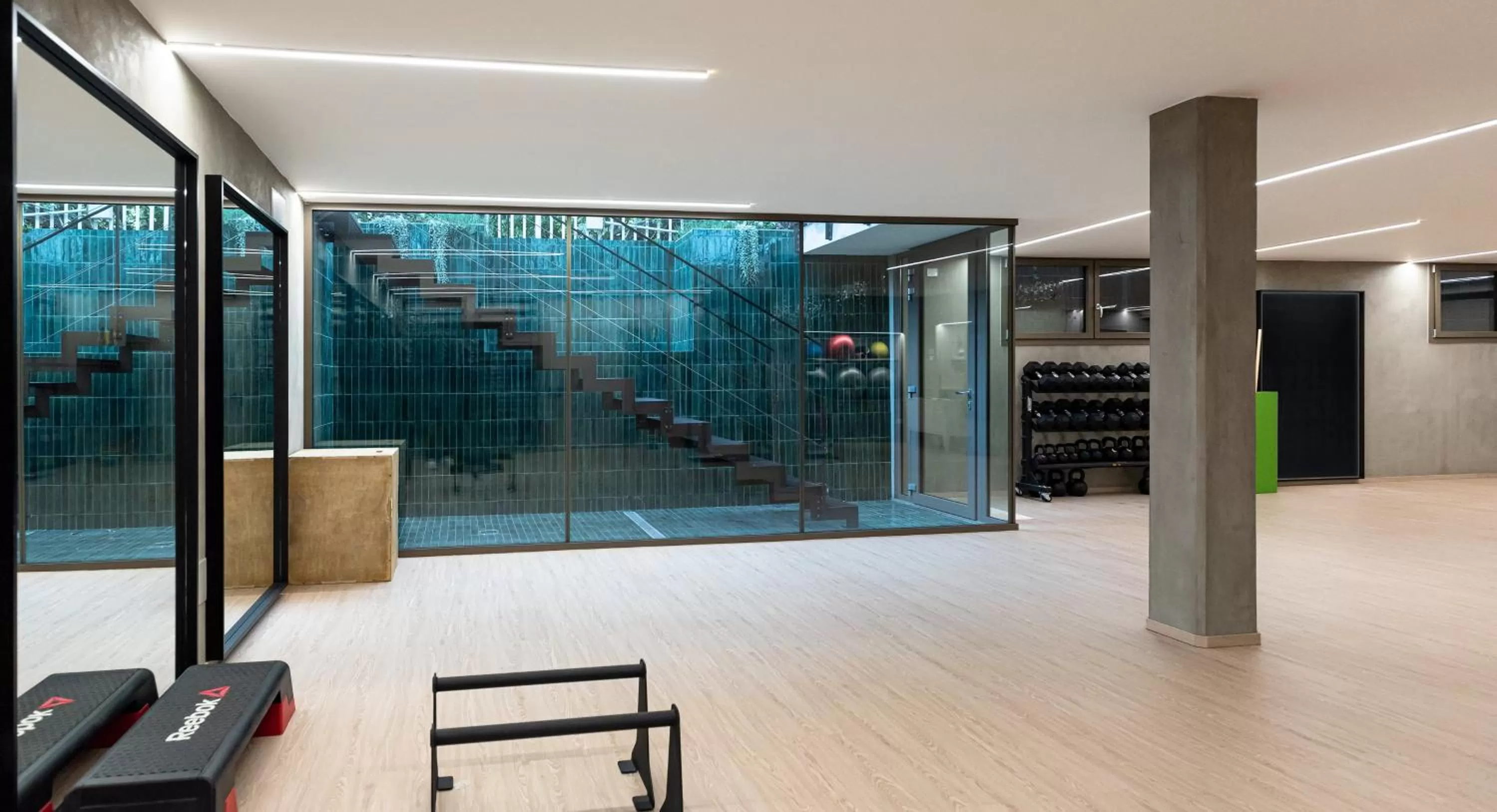 Fitness centre/facilities in Le Rose Spa Hotel