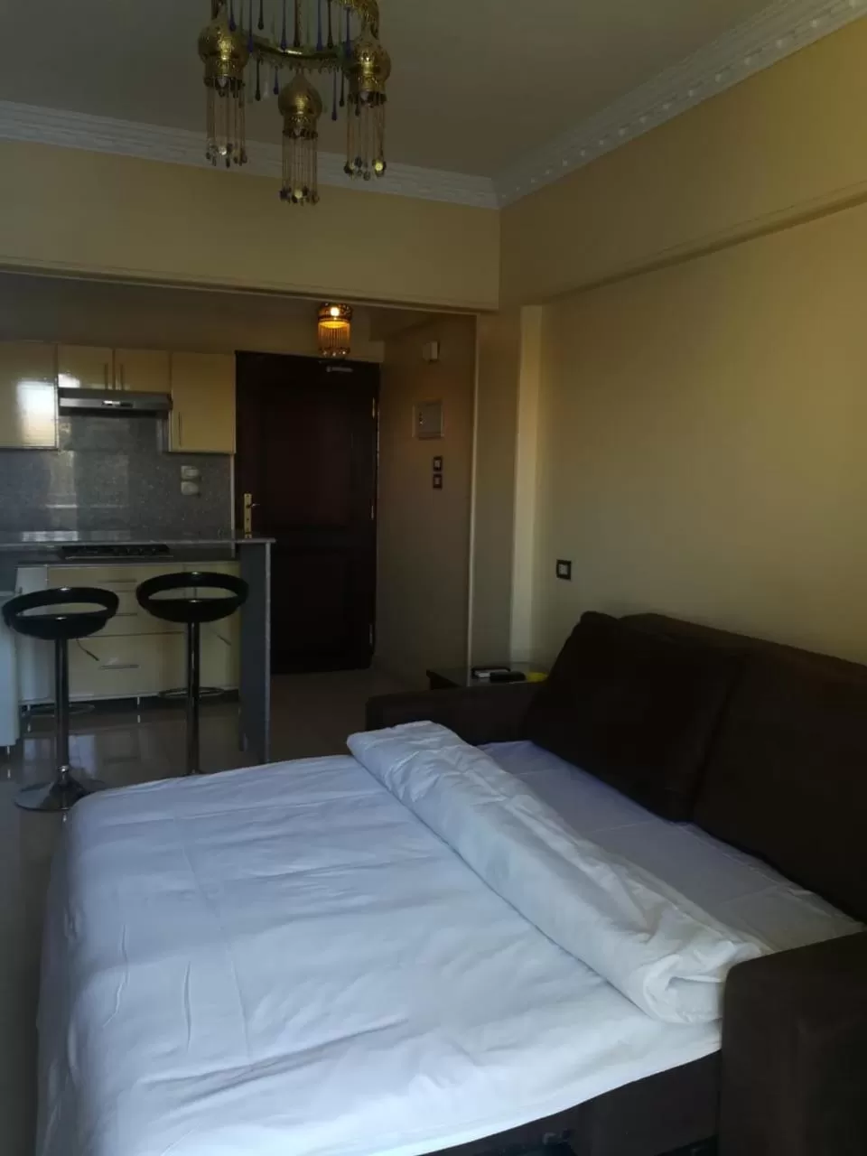 Bed in Philae Hotel Aswan