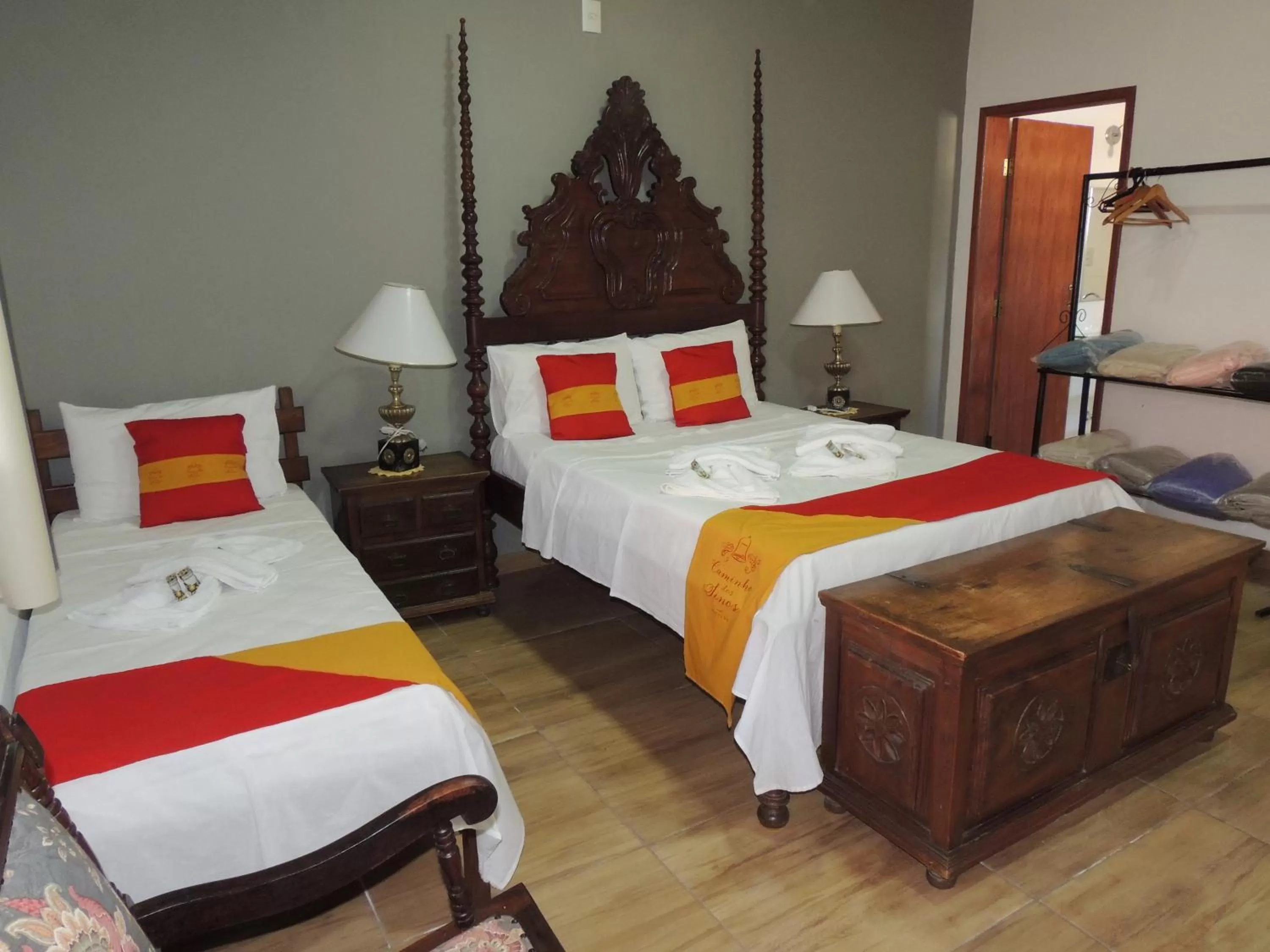 Bedroom, Bed in Pousada Caminho Dos Sinos