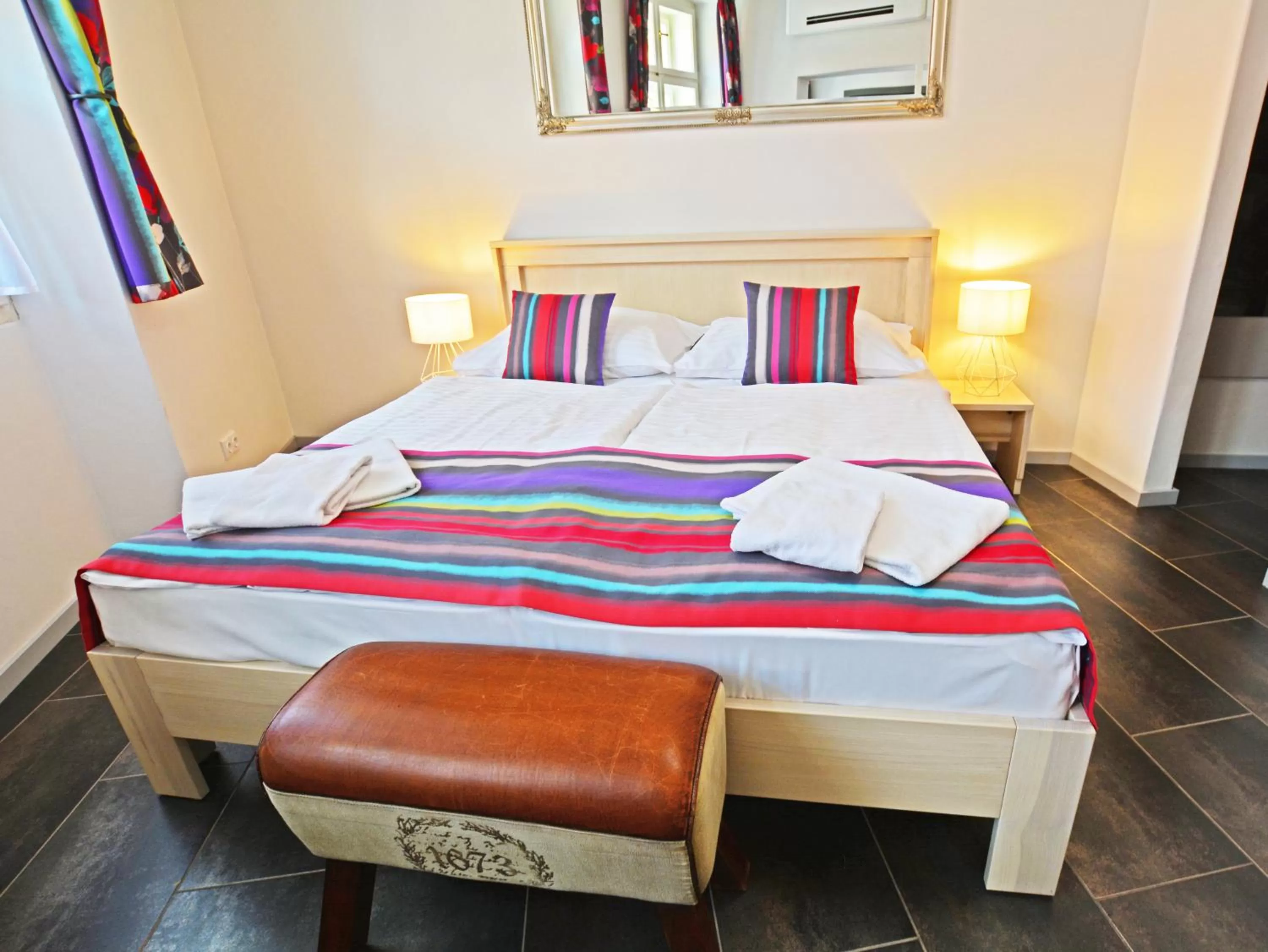 Bedroom, Bed in Historic Centre Residence