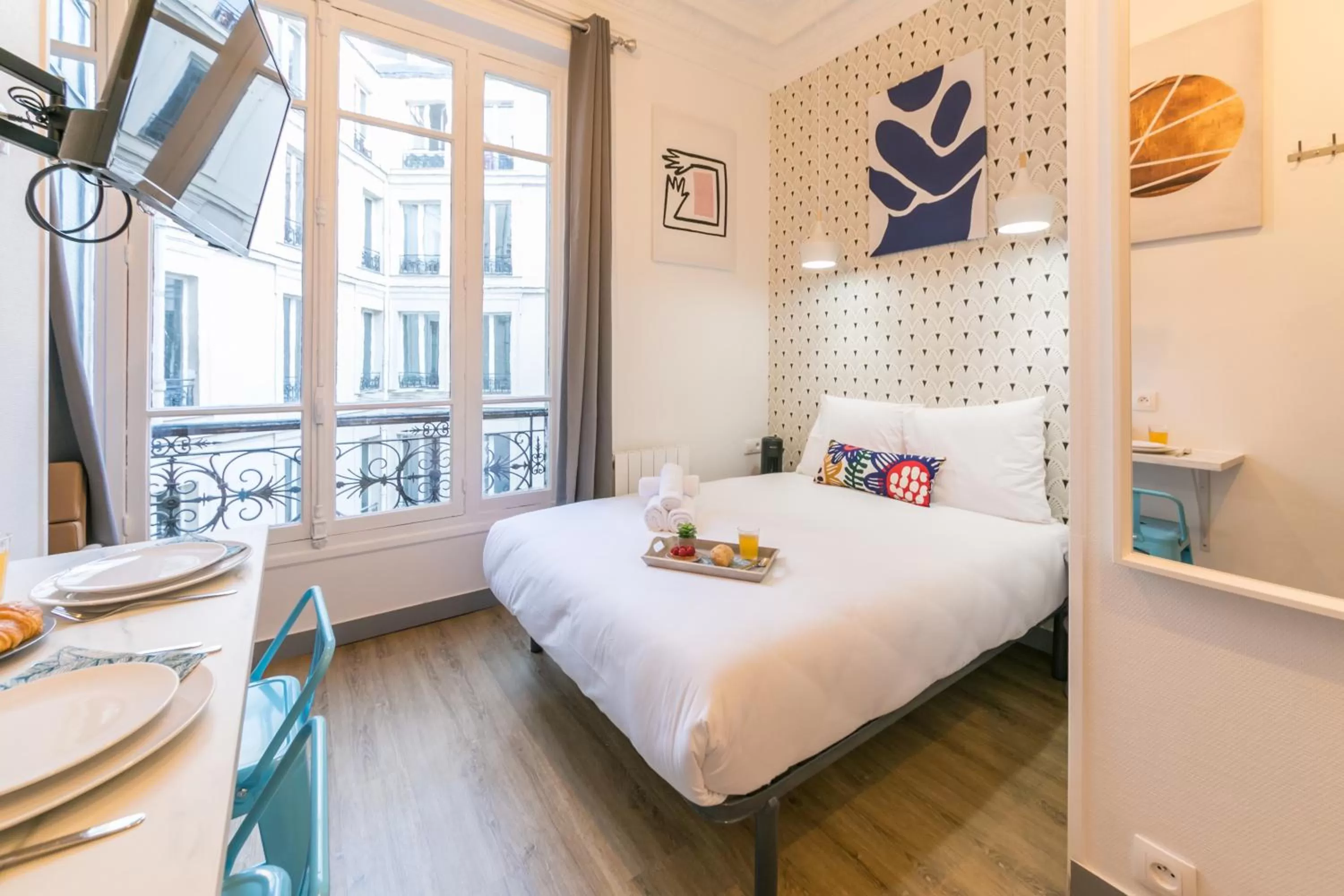 Photo of the whole room, Bed in WS Haussmann - La Fayette